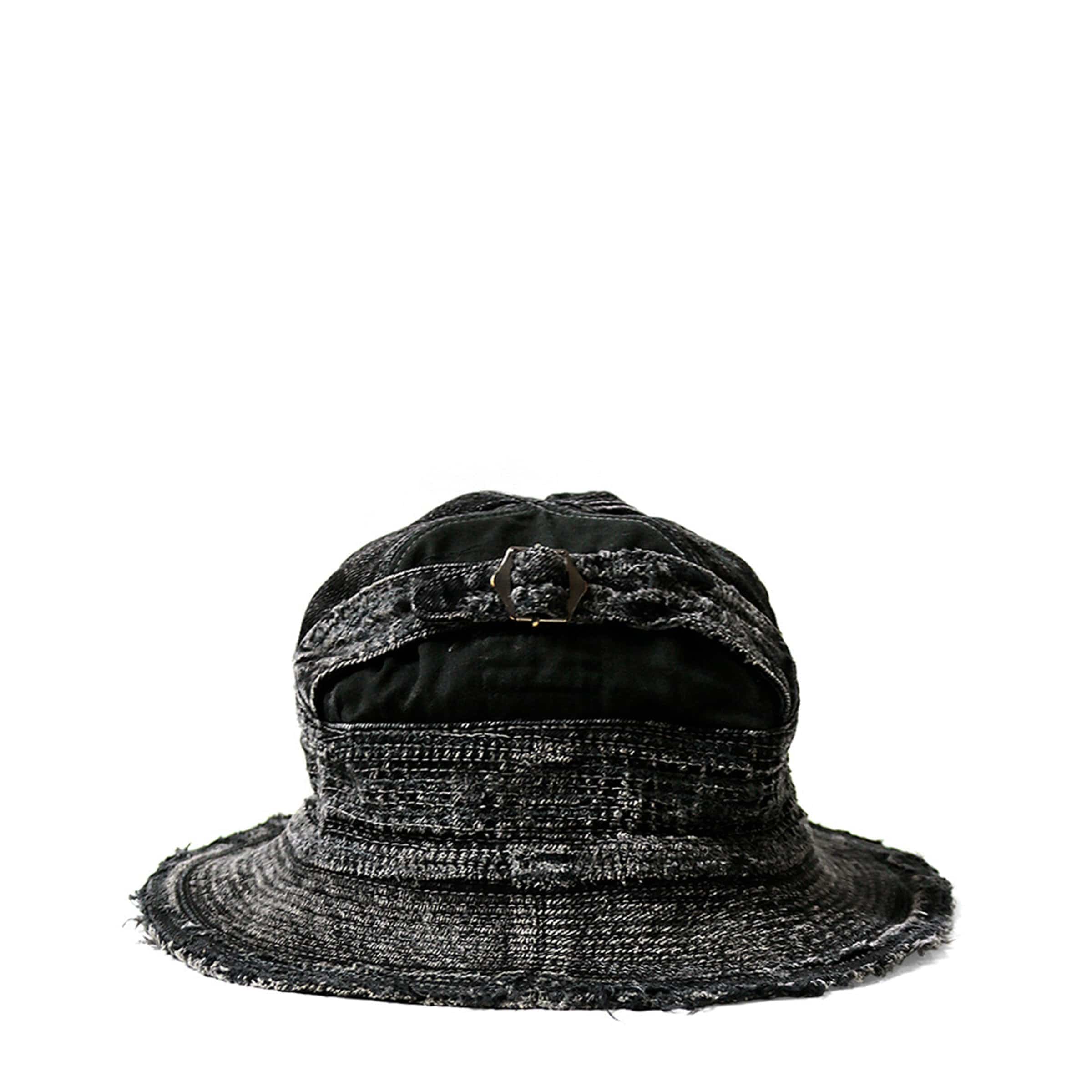 Kapital Headwear BLACK/BLACK / O/S 11.5OZ DENIM THE OLD MAN AND THE SEA HAT