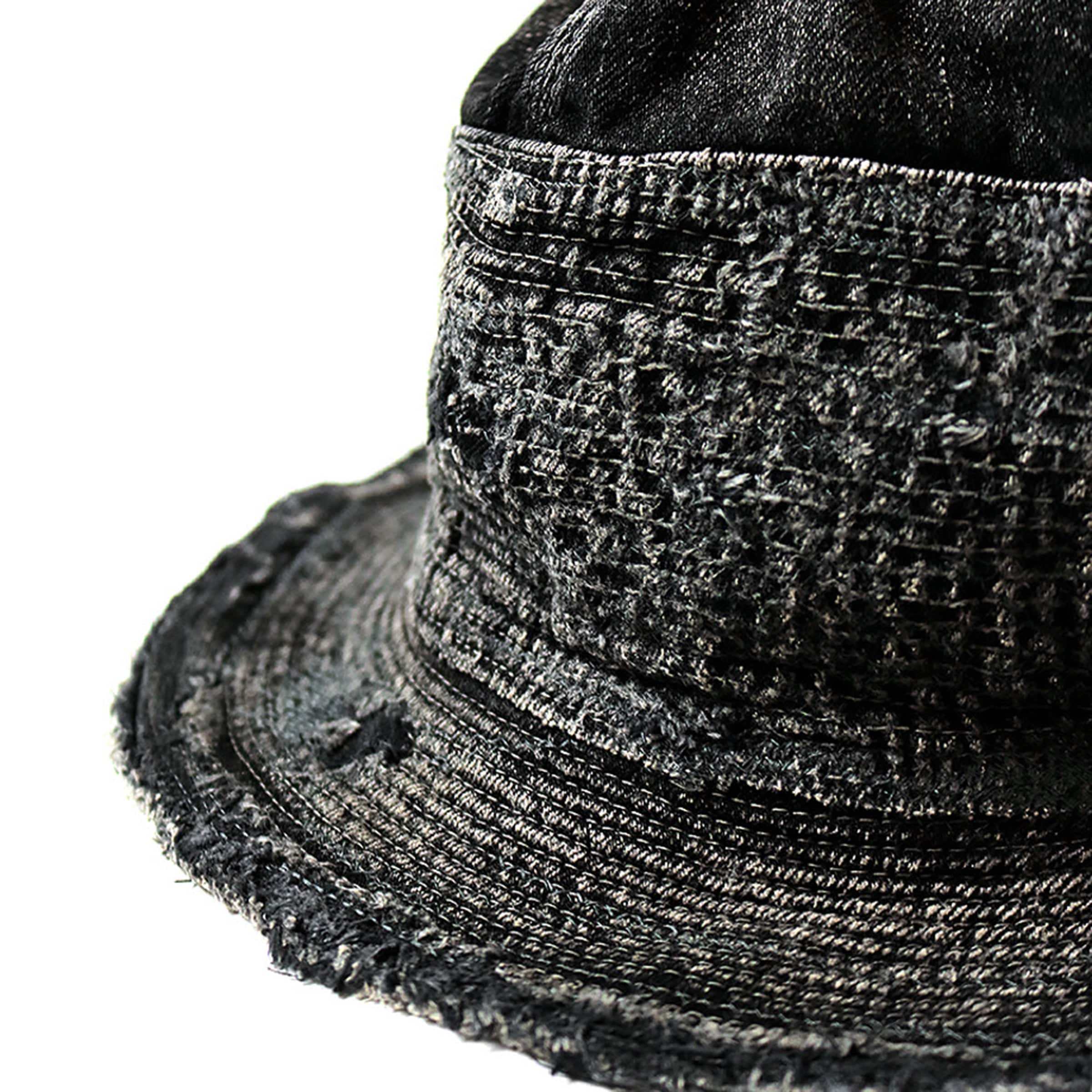 Kapital Headwear BLACK/BLACK / O/S 11.5OZ DENIM THE OLD MAN AND THE SEA HAT