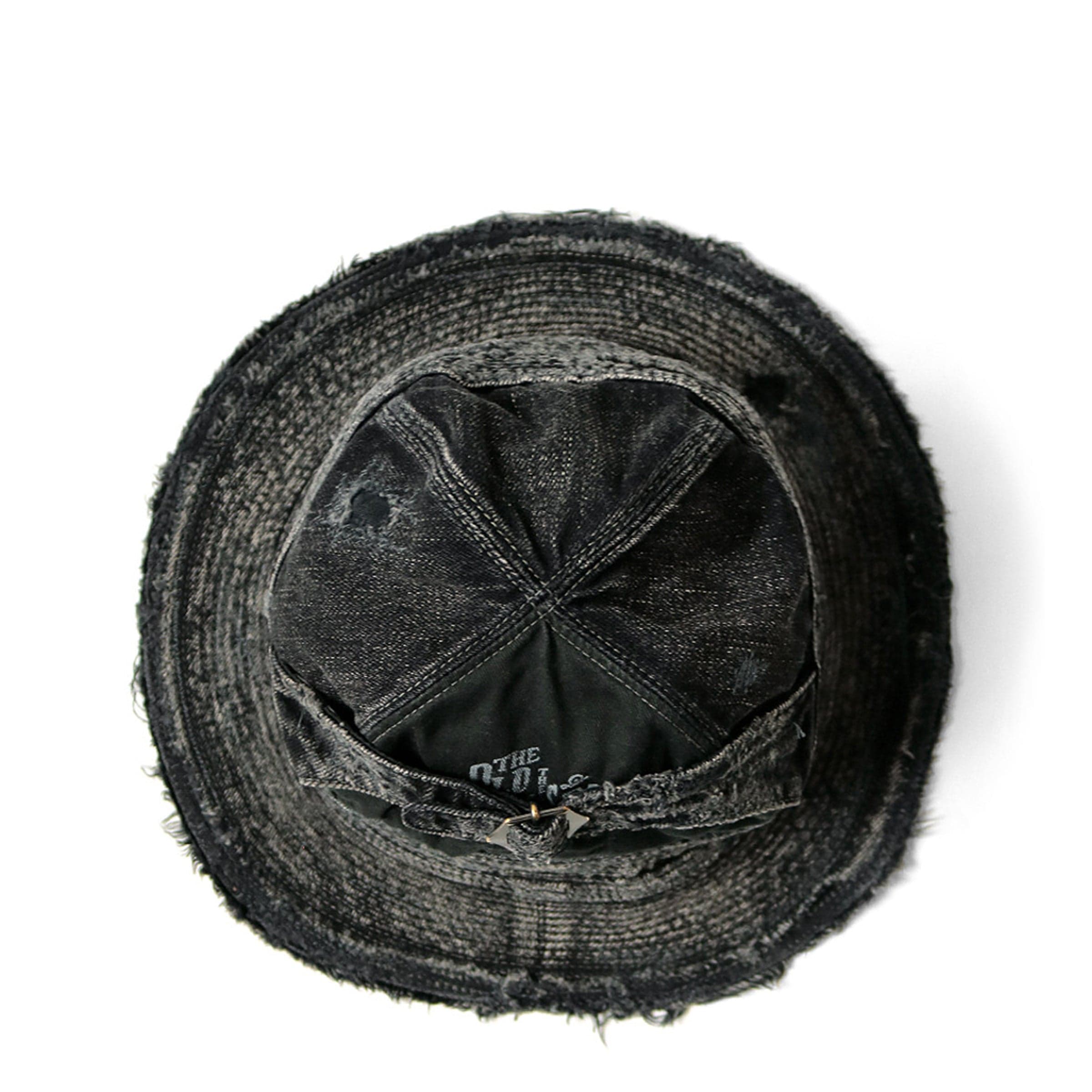 Kapital Headwear BLACK/BLACK / O/S 11.5OZ DENIM THE OLD MAN AND THE SEA HAT