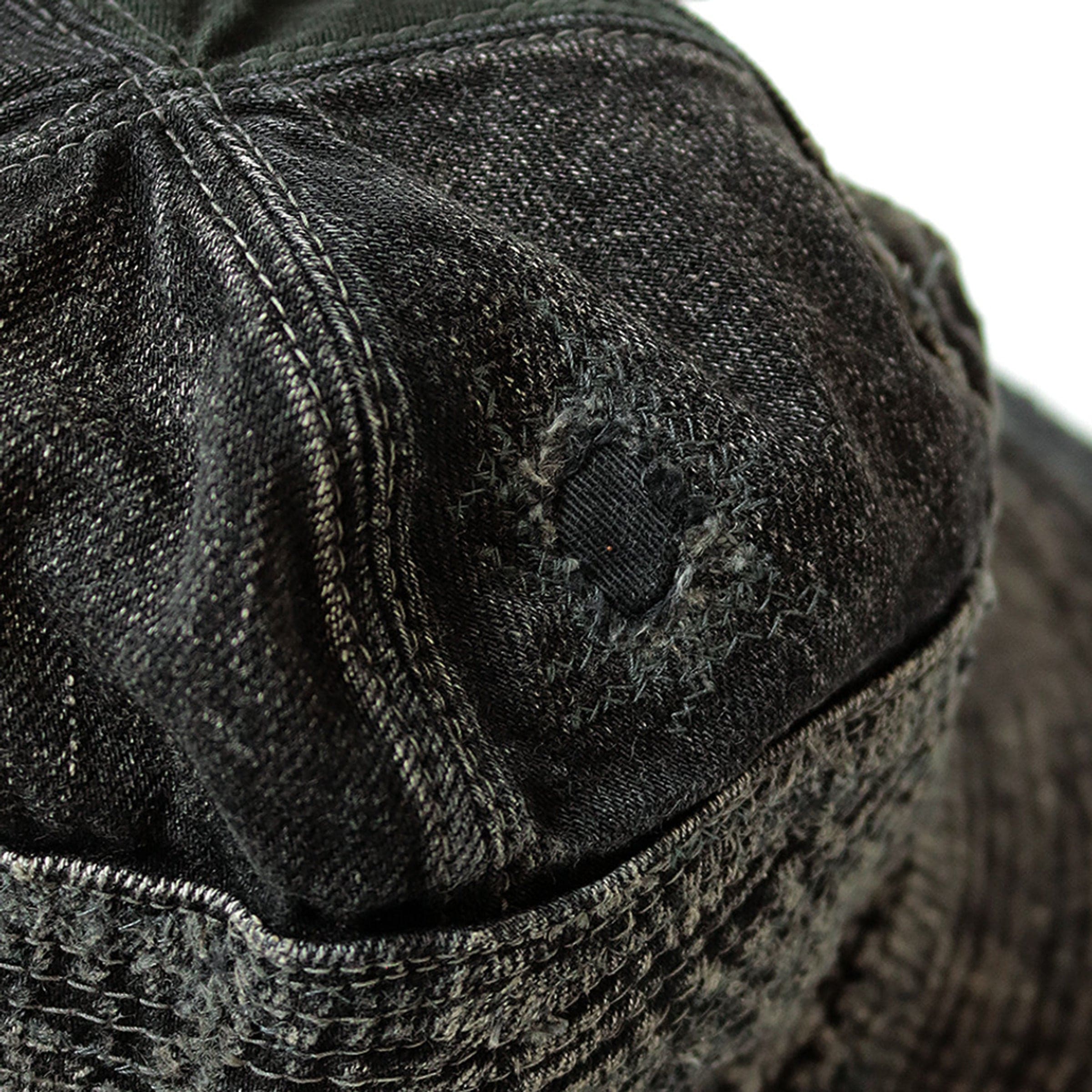 Kapital Headwear BLACK/BLACK / O/S 11.5OZ DENIM THE OLD MAN AND THE SEA HAT