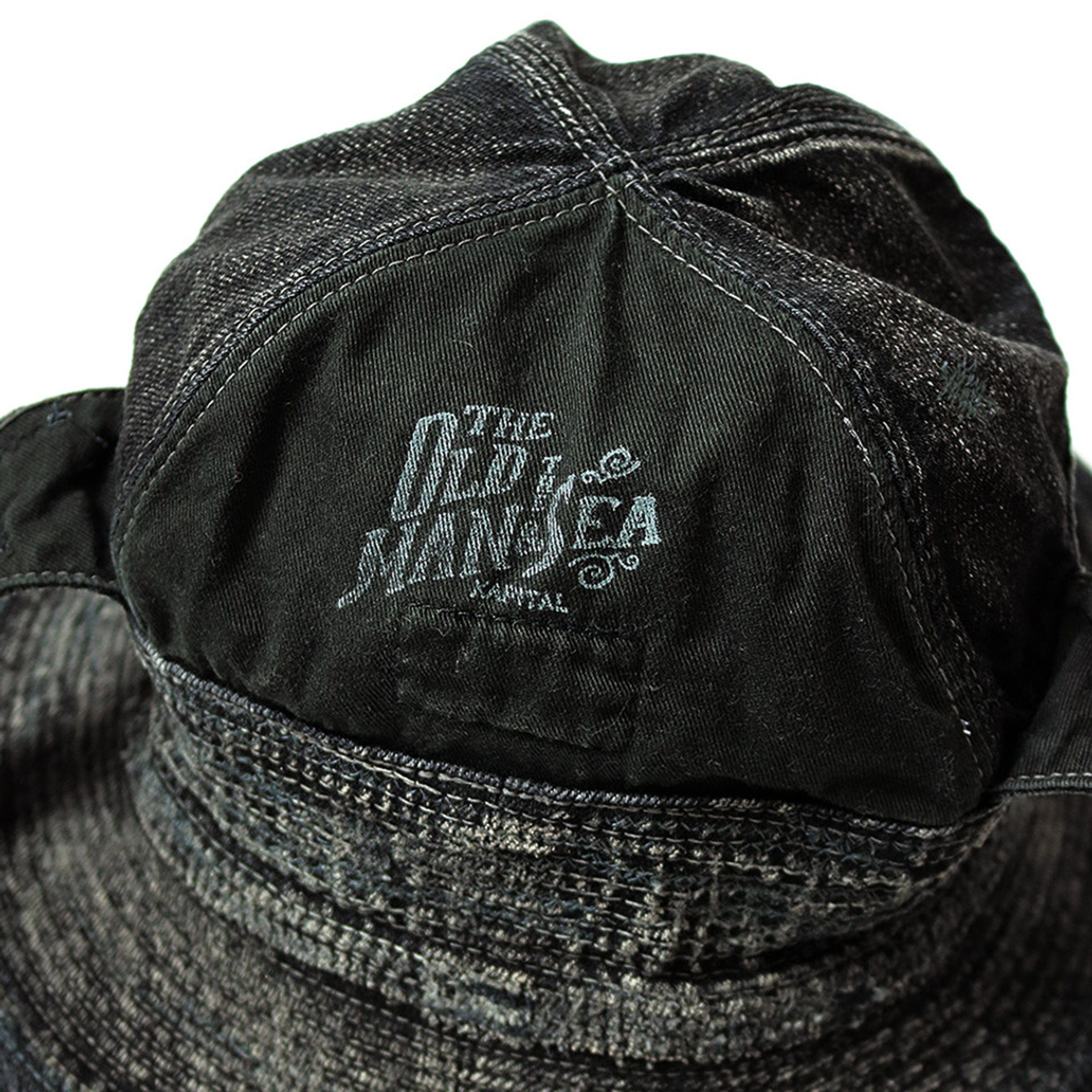 Kapital Headwear BLACK/BLACK / O/S 11.5OZ DENIM THE OLD MAN AND THE SEA HAT