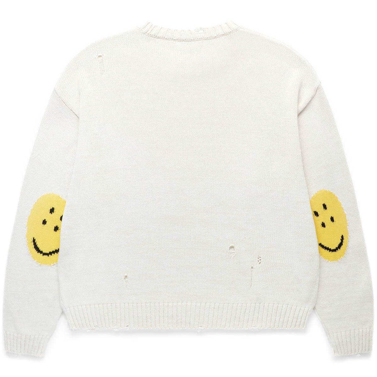 Kapital Knitwear 5G COTTON KNIT RAINBOWY PATCH CREW SWEATER