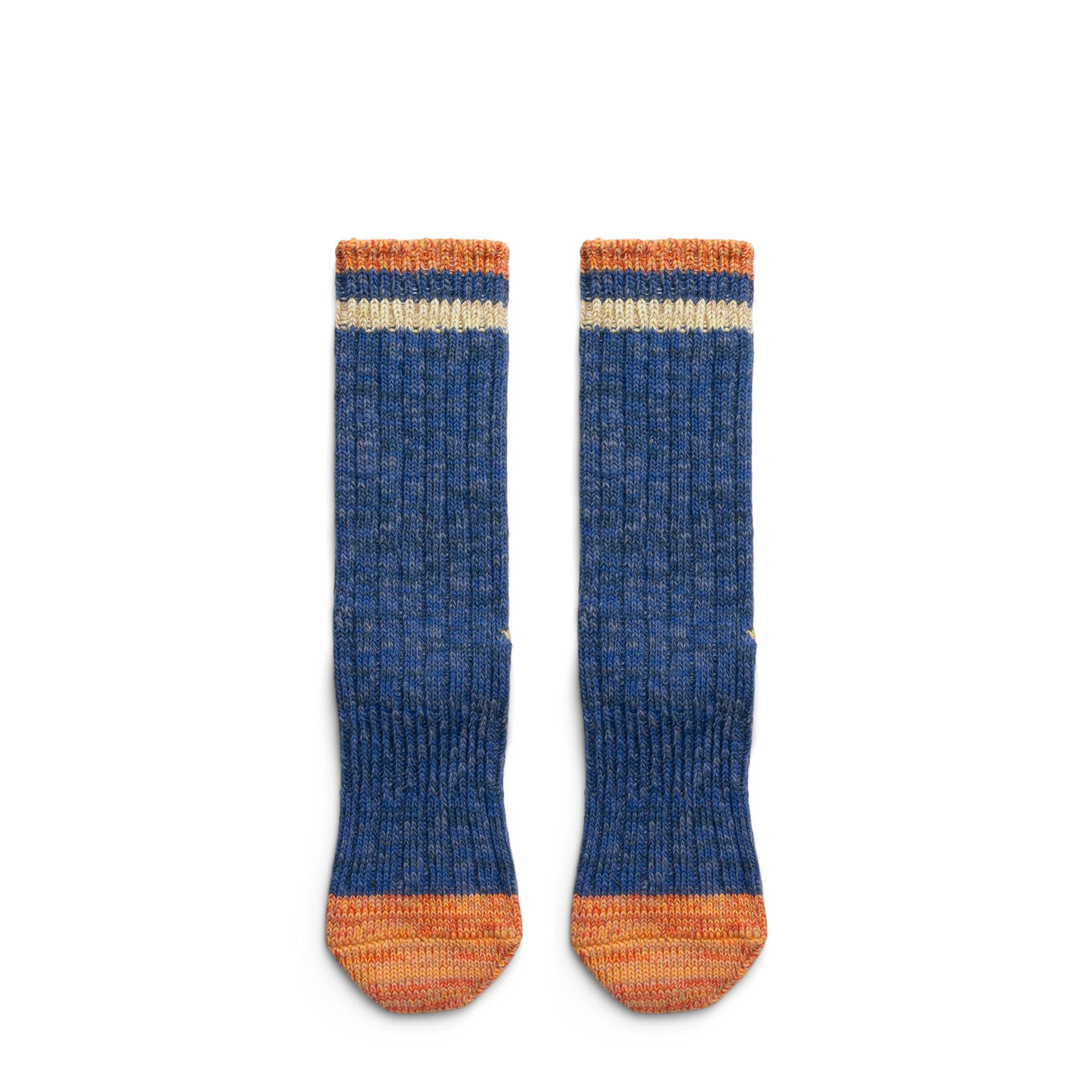 Kapital Socks BLUE / O/S 60 YARNS IVY RAINBOWY HAPPY HEEL HOLD SOCKS