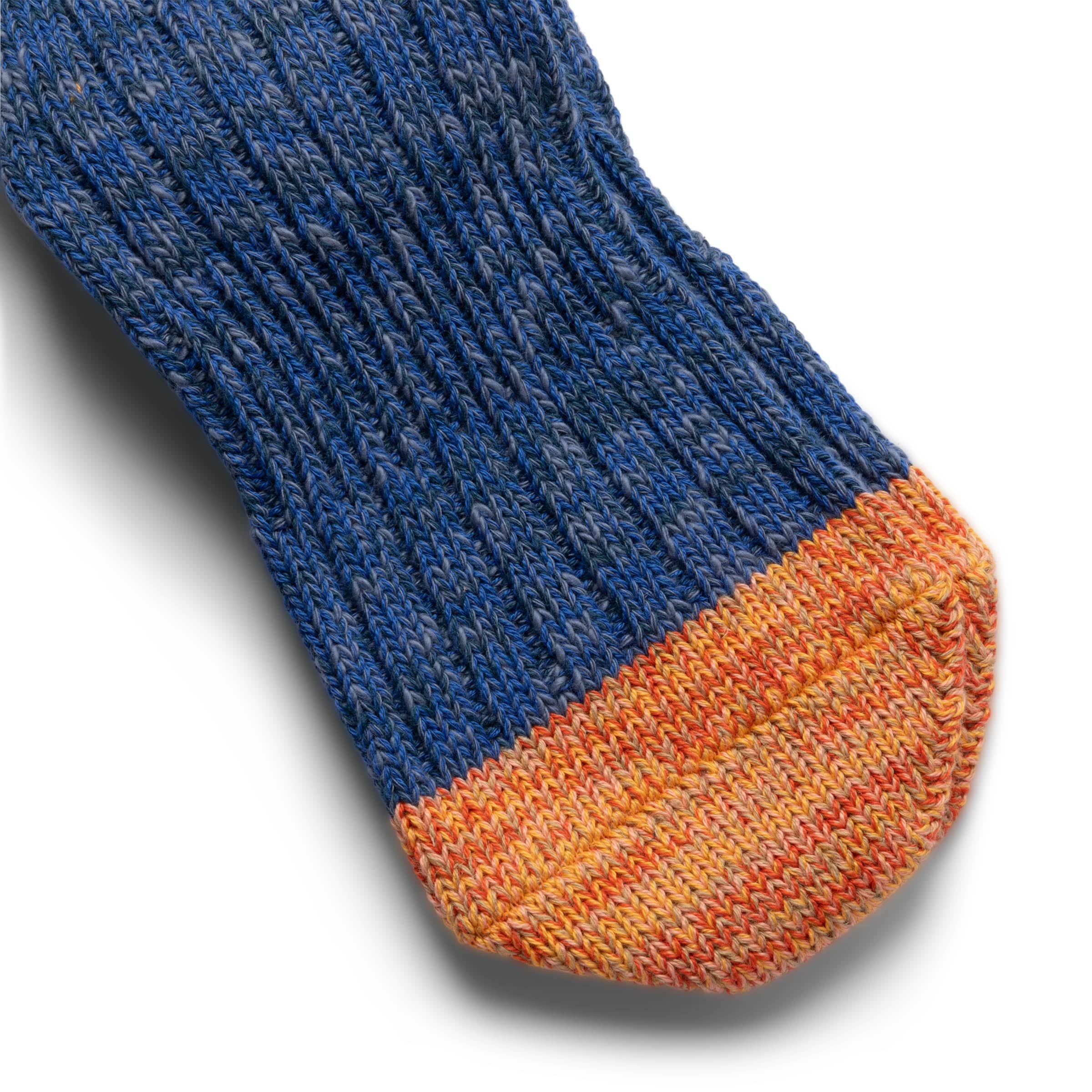 Kapital Socks BLUE / O/S 60 YARNS IVY RAINBOWY HAPPY HEEL HOLD SOCKS