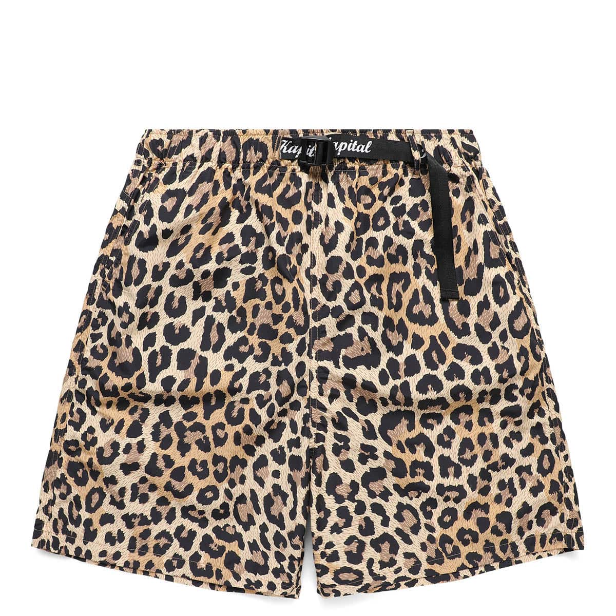 Kapital Shorts FAST-DRY TAFFETA LEOPARD EASY SHORTS