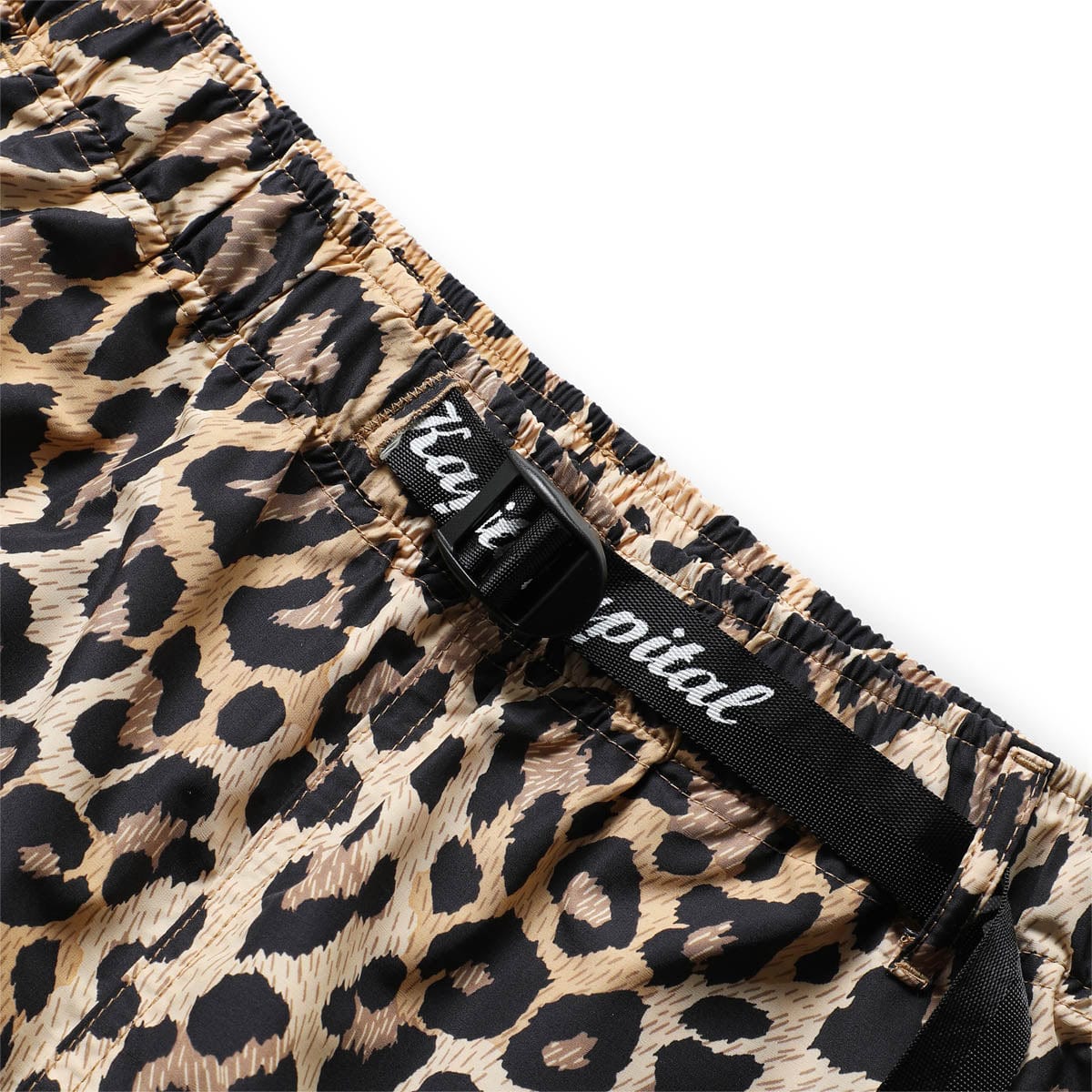 Kapital Shorts FAST-DRY TAFFETA LEOPARD EASY SHORTS