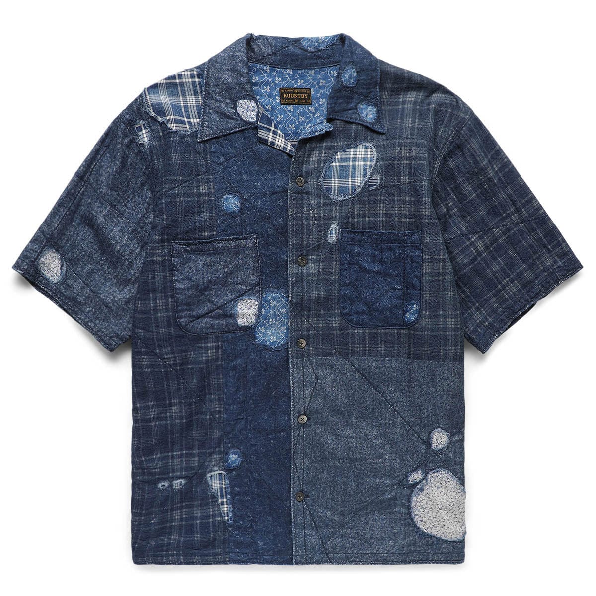 Kapital Shirts IDG PATCHWORK BORO ALOHA SHIRT