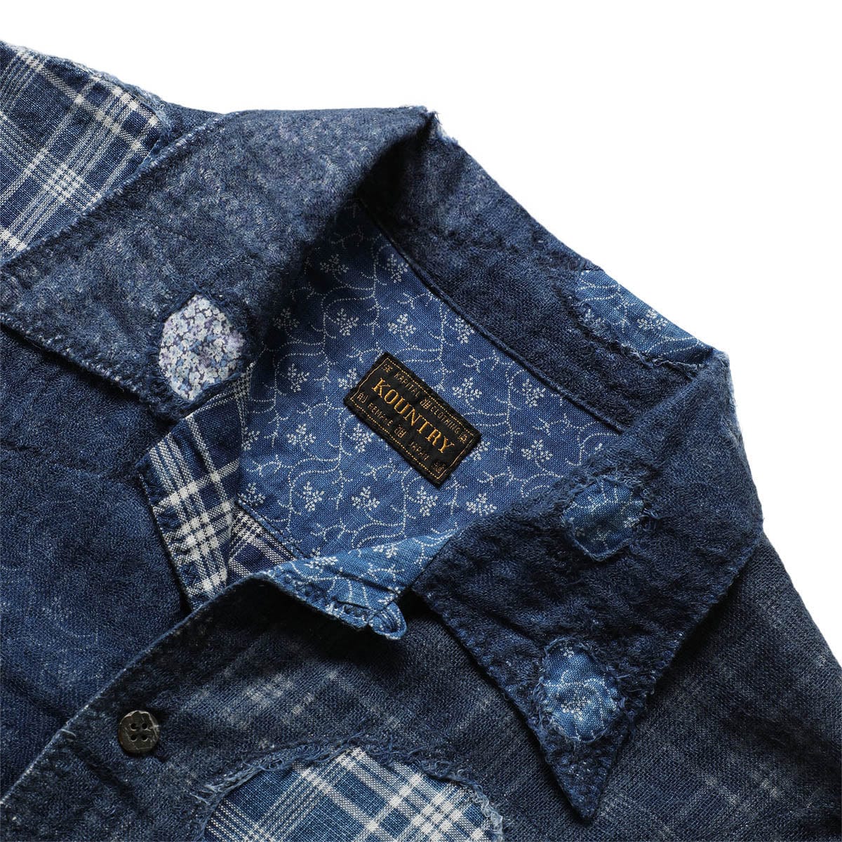 Kapital Shirts IDG PATCHWORK BORO ALOHA SHIRT