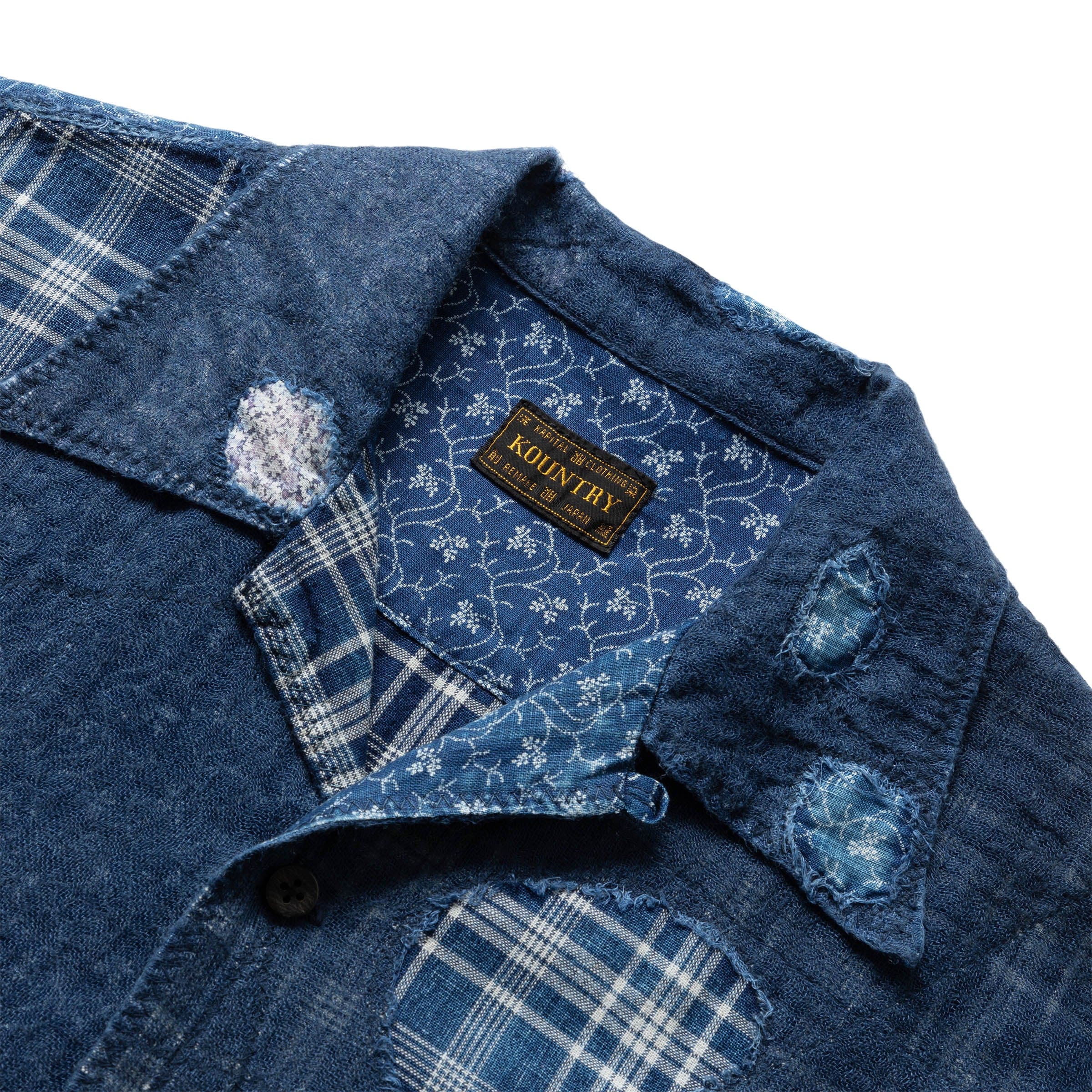 Kapital Shirts IDG PATCHWORK BORO ALOHA SHIRT