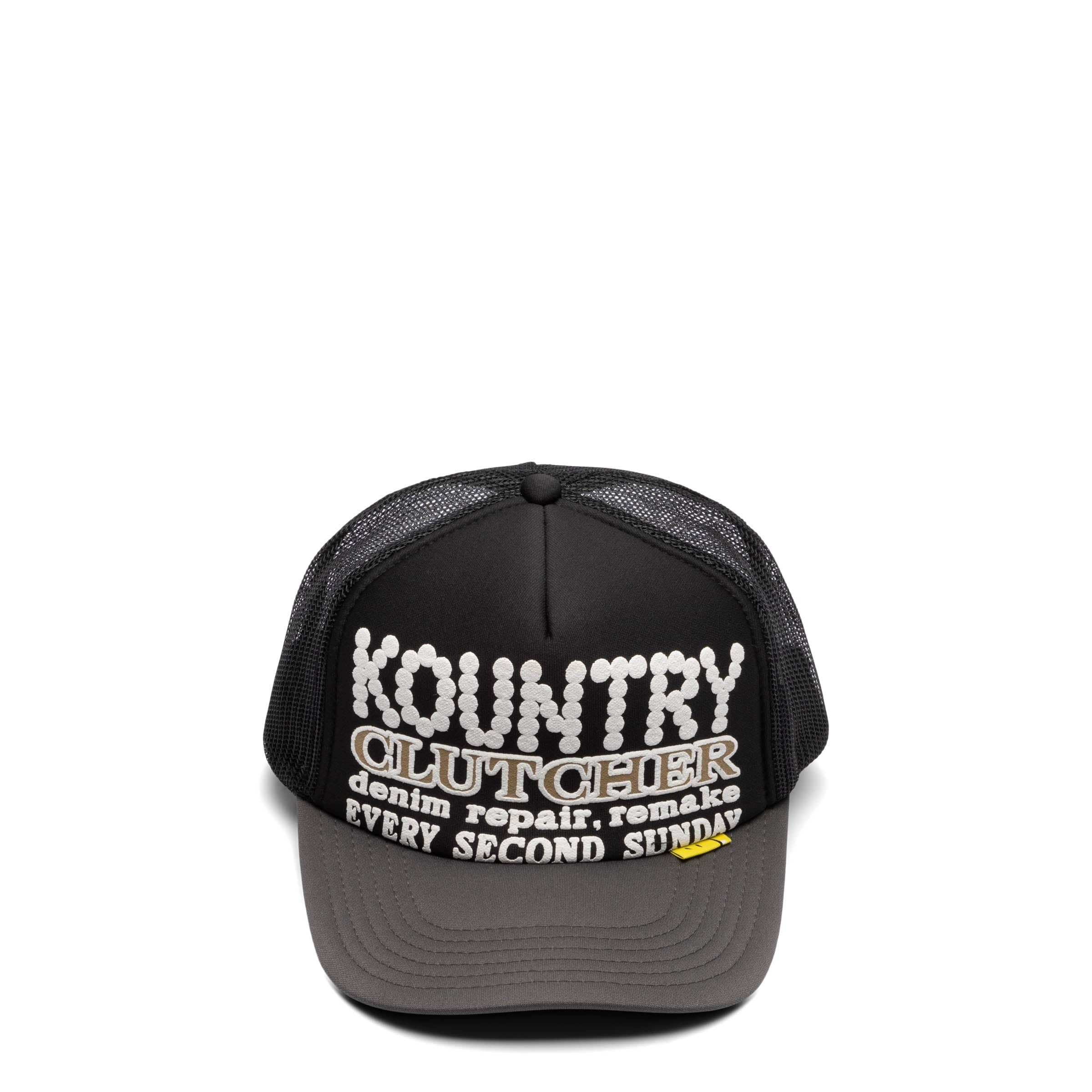 Kapital Headwear BLACK/GREY / O/S KOUNTRY PEARL CLUTCHER TRUCK CAP