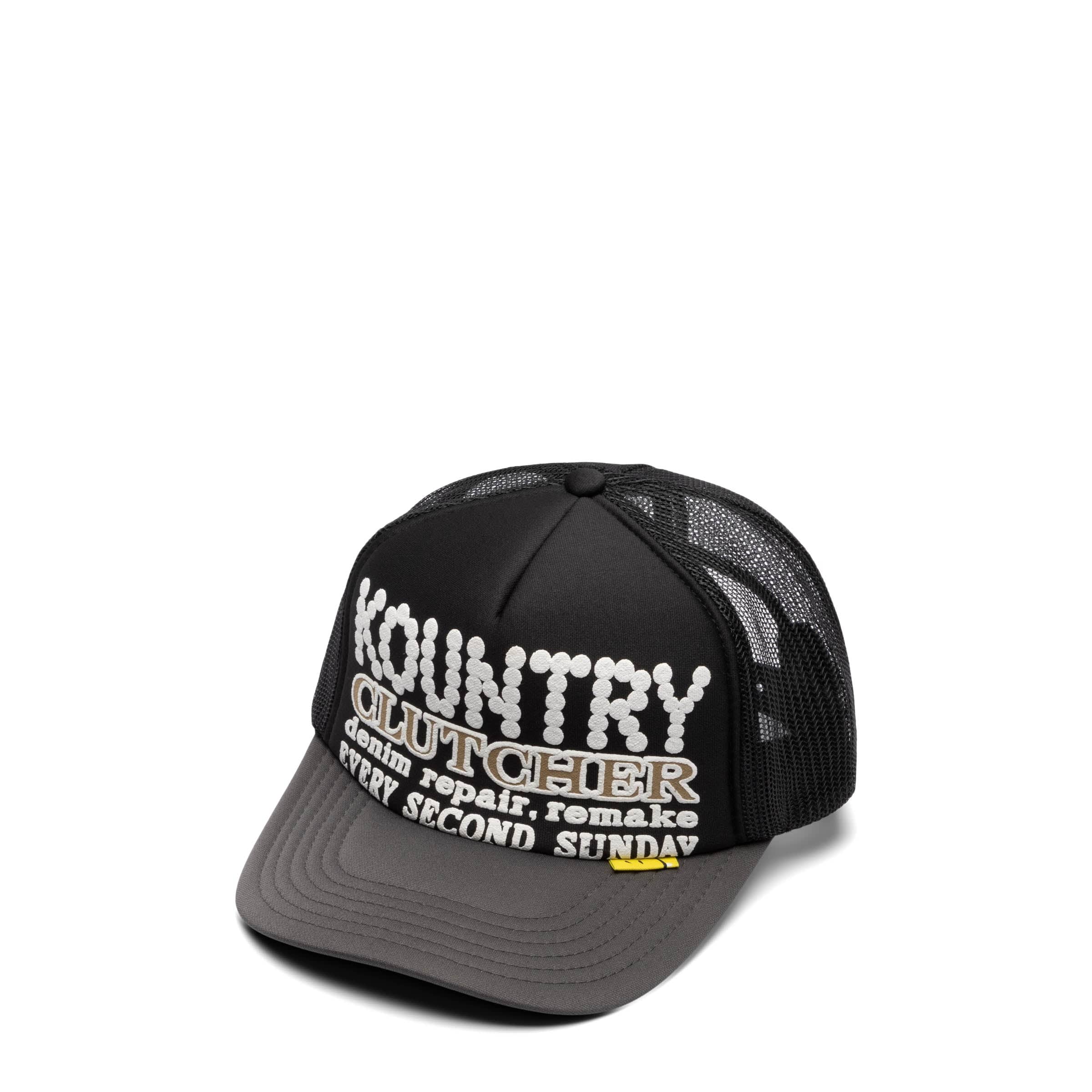 Kapital Headwear BLACK/GREY / O/S KOUNTRY PEARL CLUTCHER TRUCK CAP