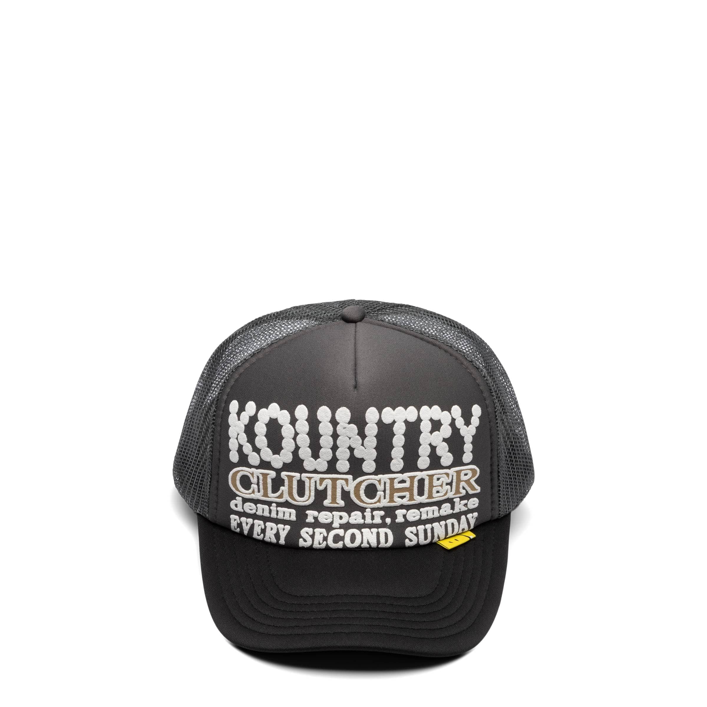 Kapital Headwear GREY/BLACK / O/S KOUNTRY PEARL CLUTCHER TRUCK CAP