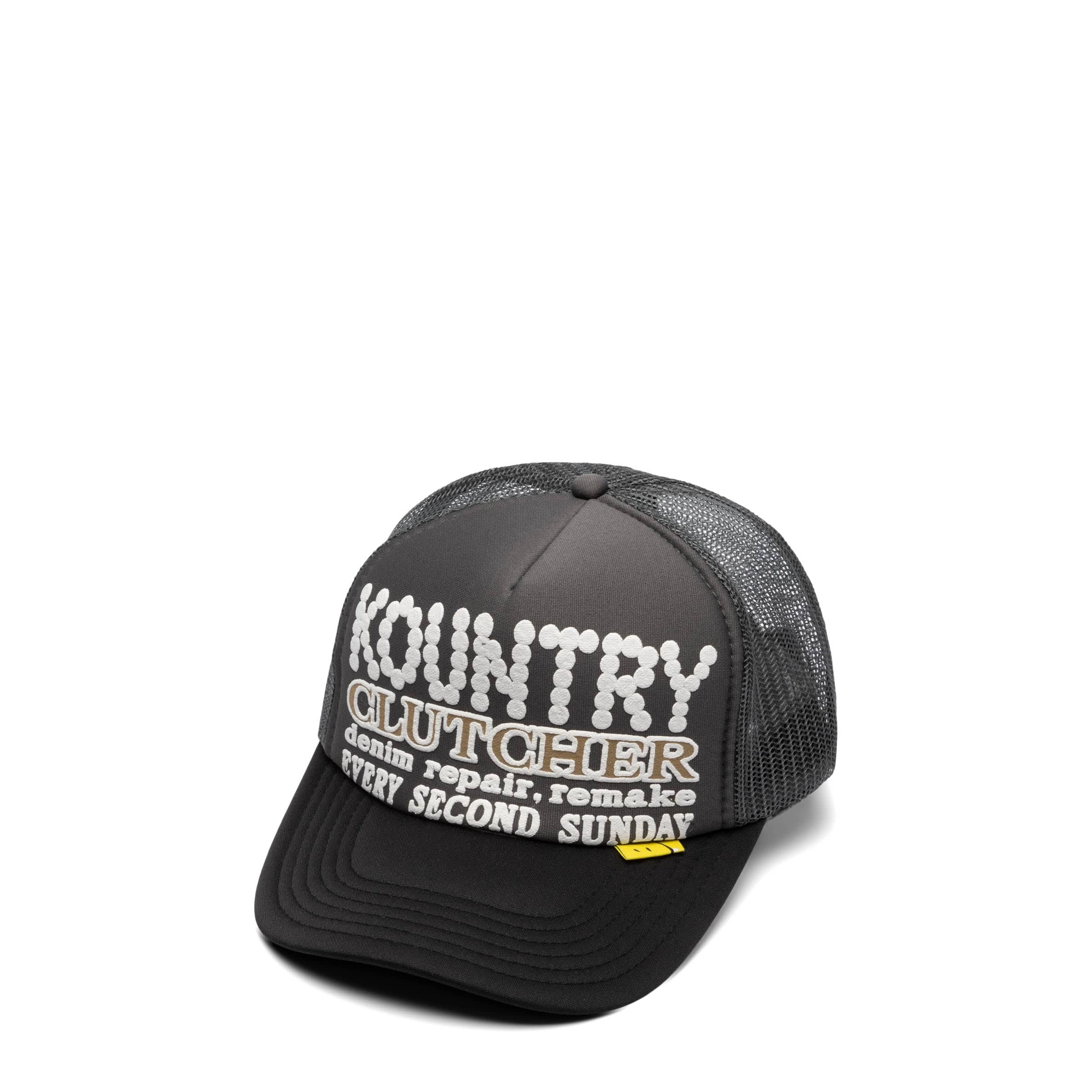 Kapital Headwear GREY/BLACK / O/S KOUNTRY PEARL CLUTCHER TRUCK CAP