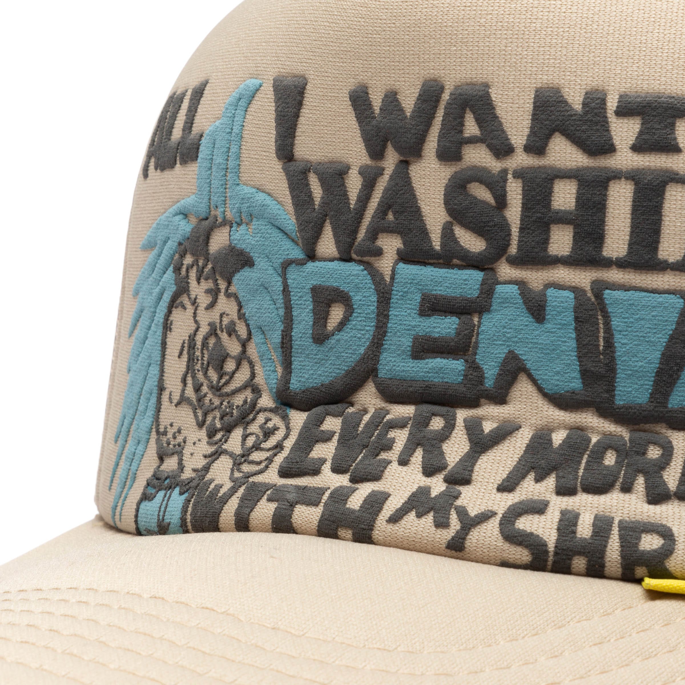 Kapital Headwear BEIGE / O/S LAUNDRY SHRINK TRUCK CAP