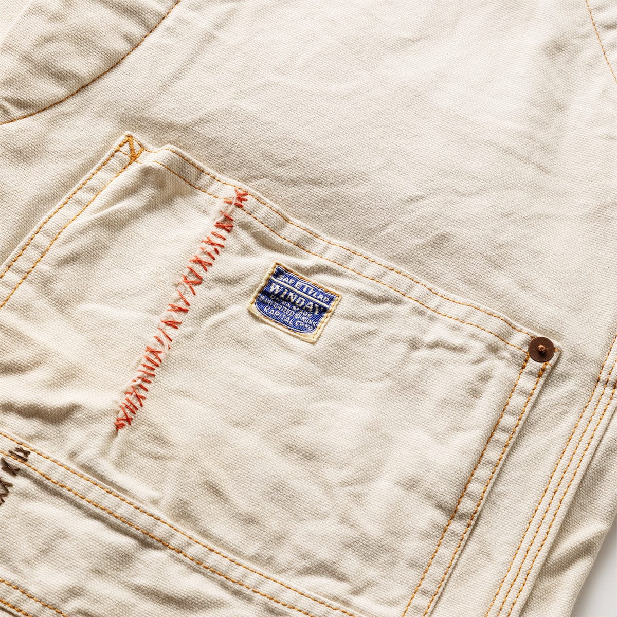 Kapital Bottoms LIGHT CANVAS LUMBER PANTS