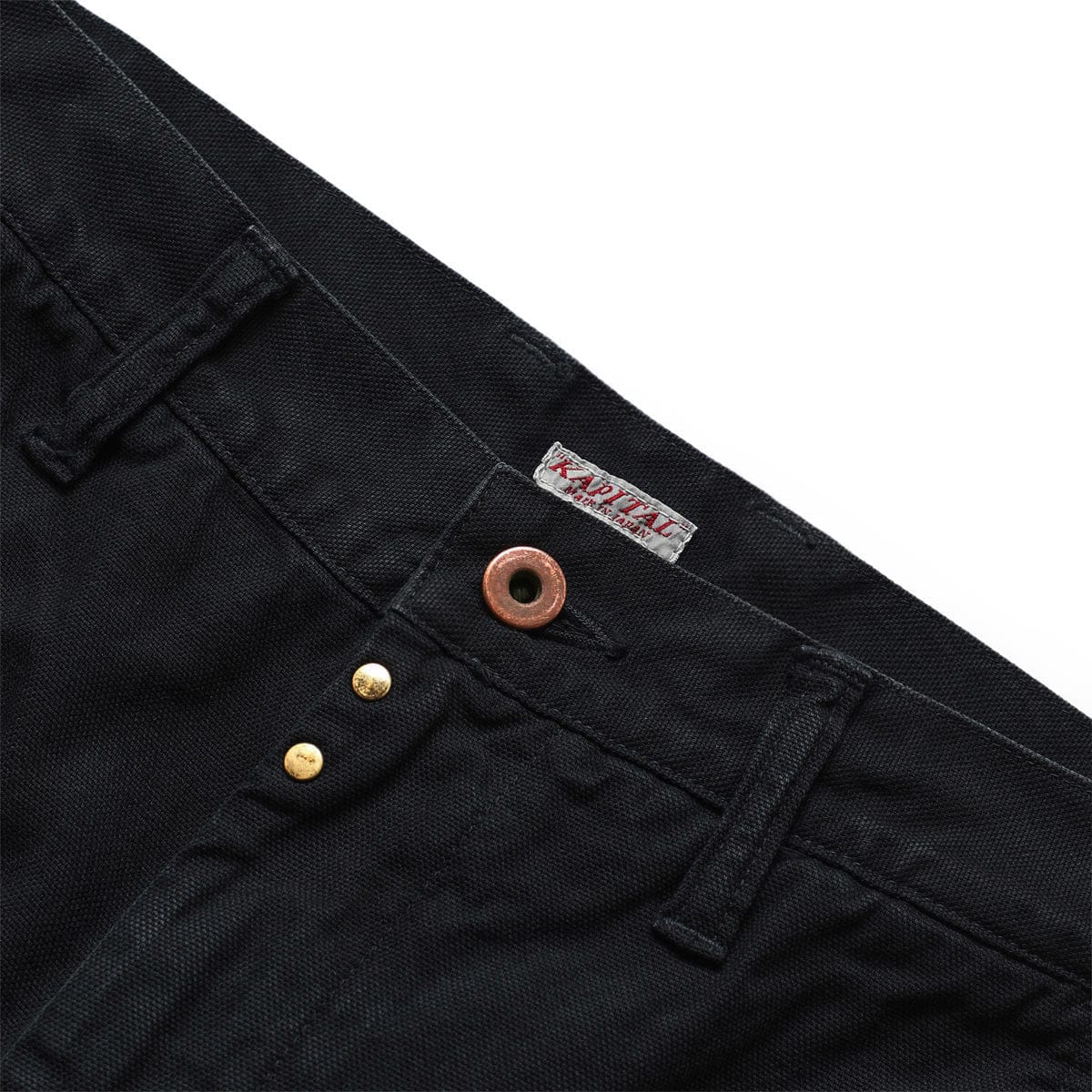 Kapital Bottoms LIGHT CANVAS RINGOMAN CARGO PANTS