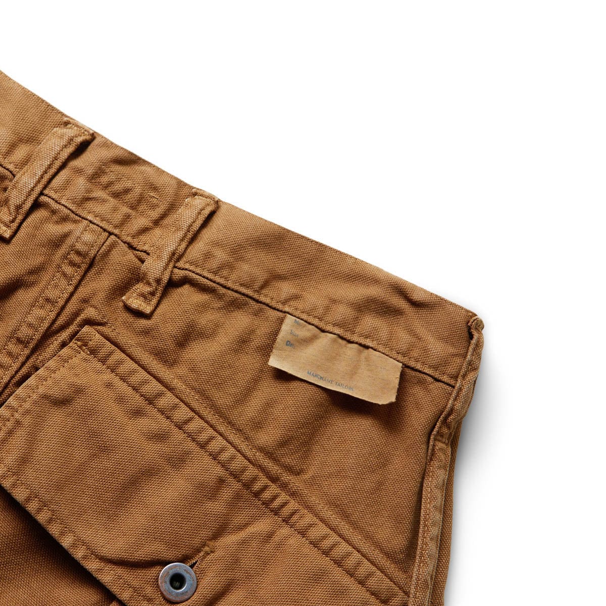 Kapital Bottoms LIGHT CANVAS RINGOMAN CARGO PANTS