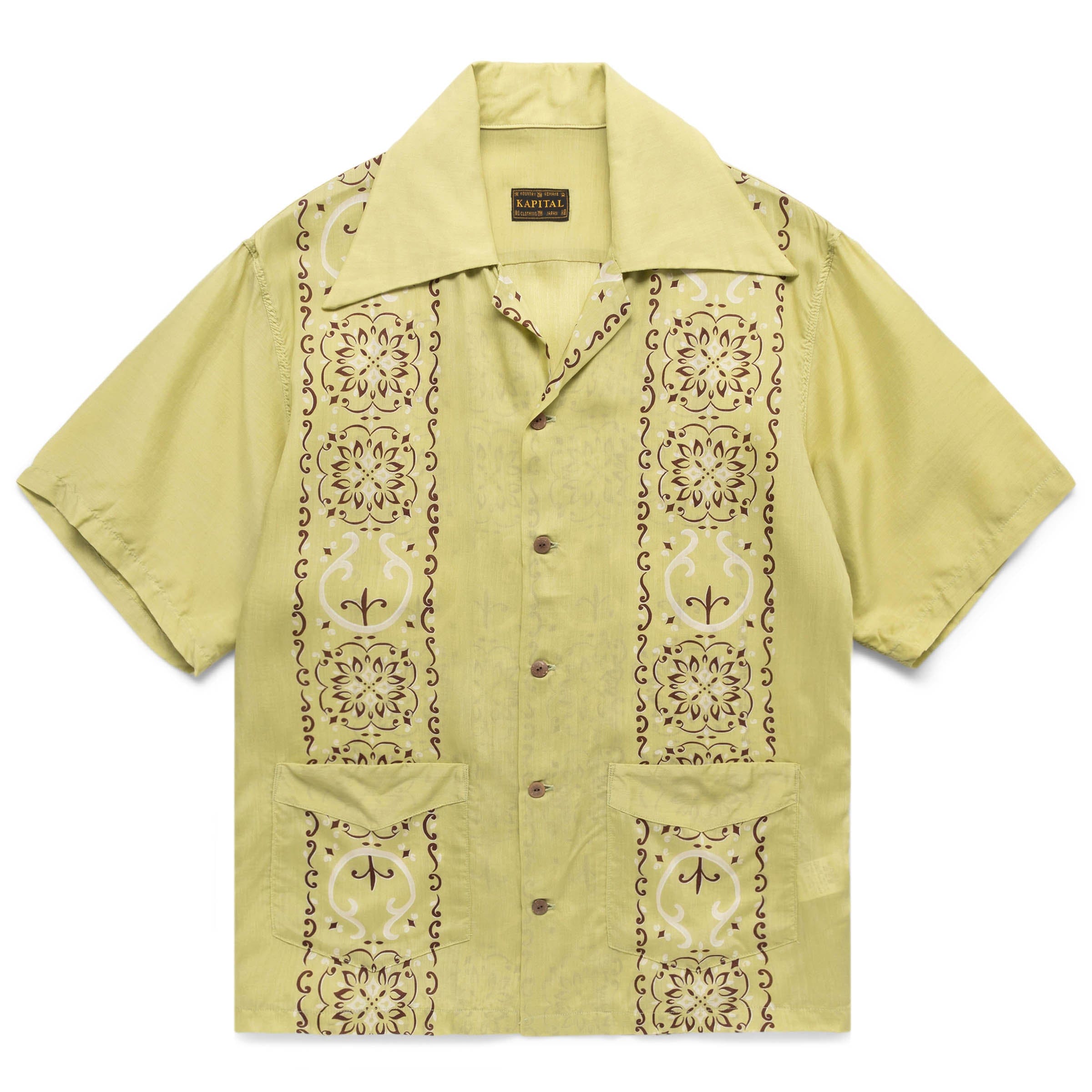 Kapital Shirts SILK RAYON HAVANANAJA WRANGLE COLLAR CUBA SHIRT