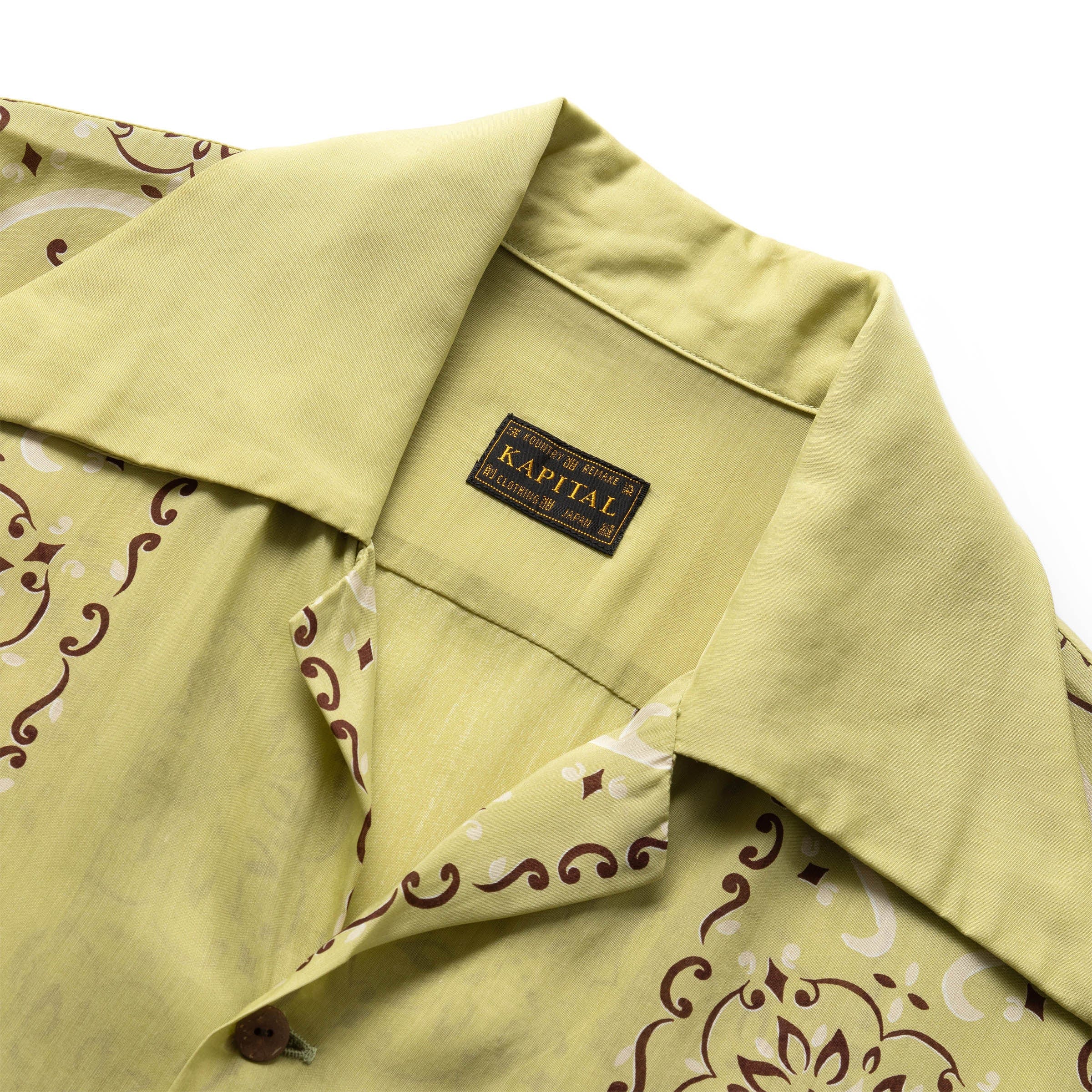 Kapital Shirts SILK RAYON HAVANANAJA WRANGLE COLLAR CUBA SHIRT