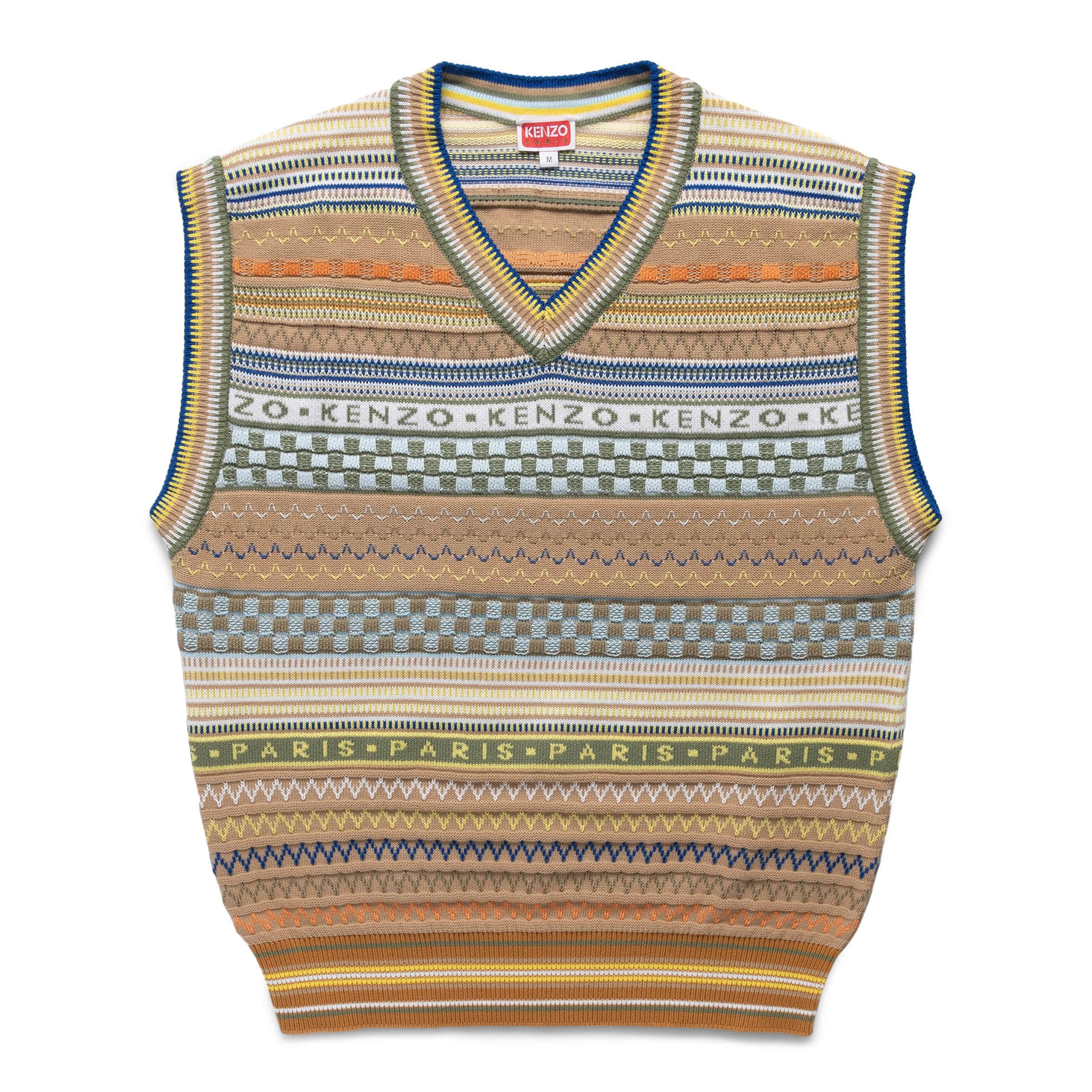 Kenzo Knitwear FAIRISLE VEST