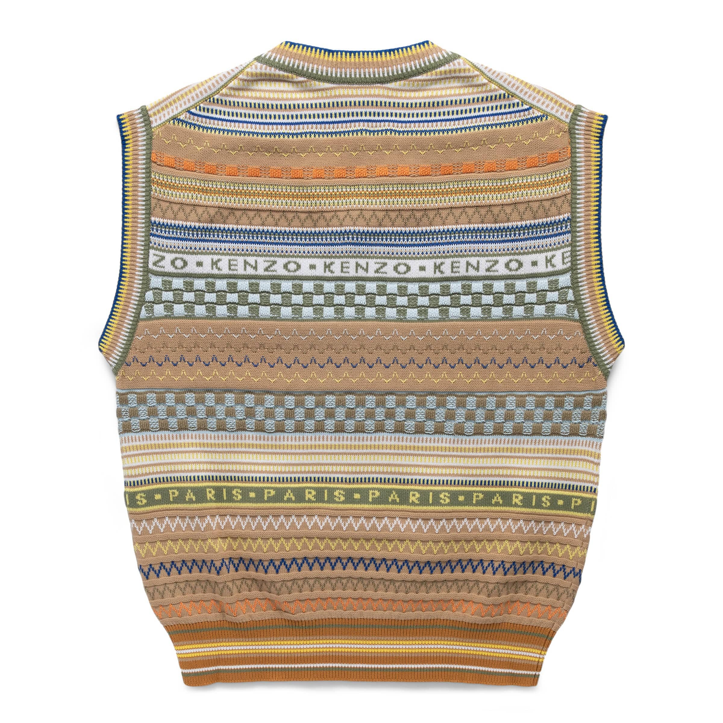 Kenzo Knitwear FAIRISLE VEST