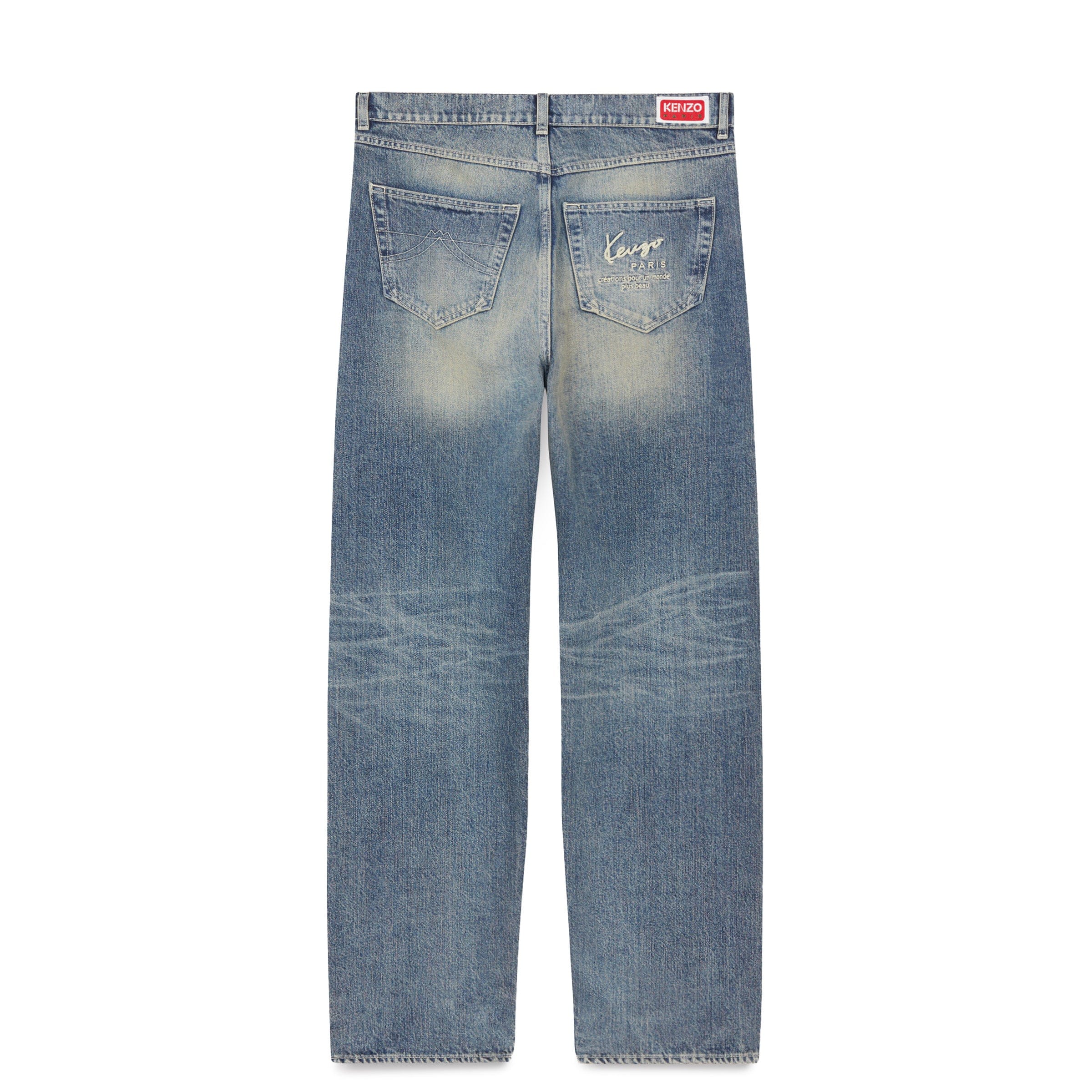 Kenzo Pants ASAGAO STRAIGHT FIT JEANS