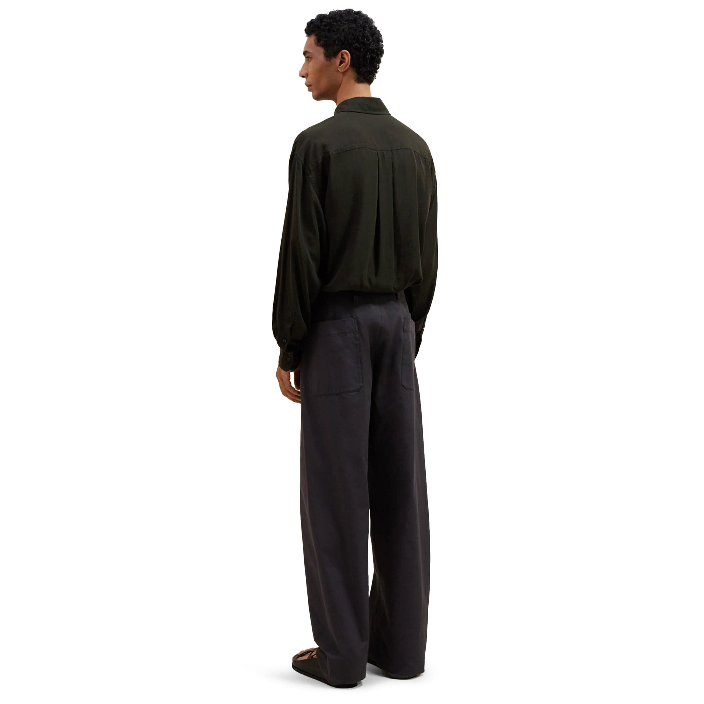 Lemaire Pants SEAMLESS BELTED PANTS