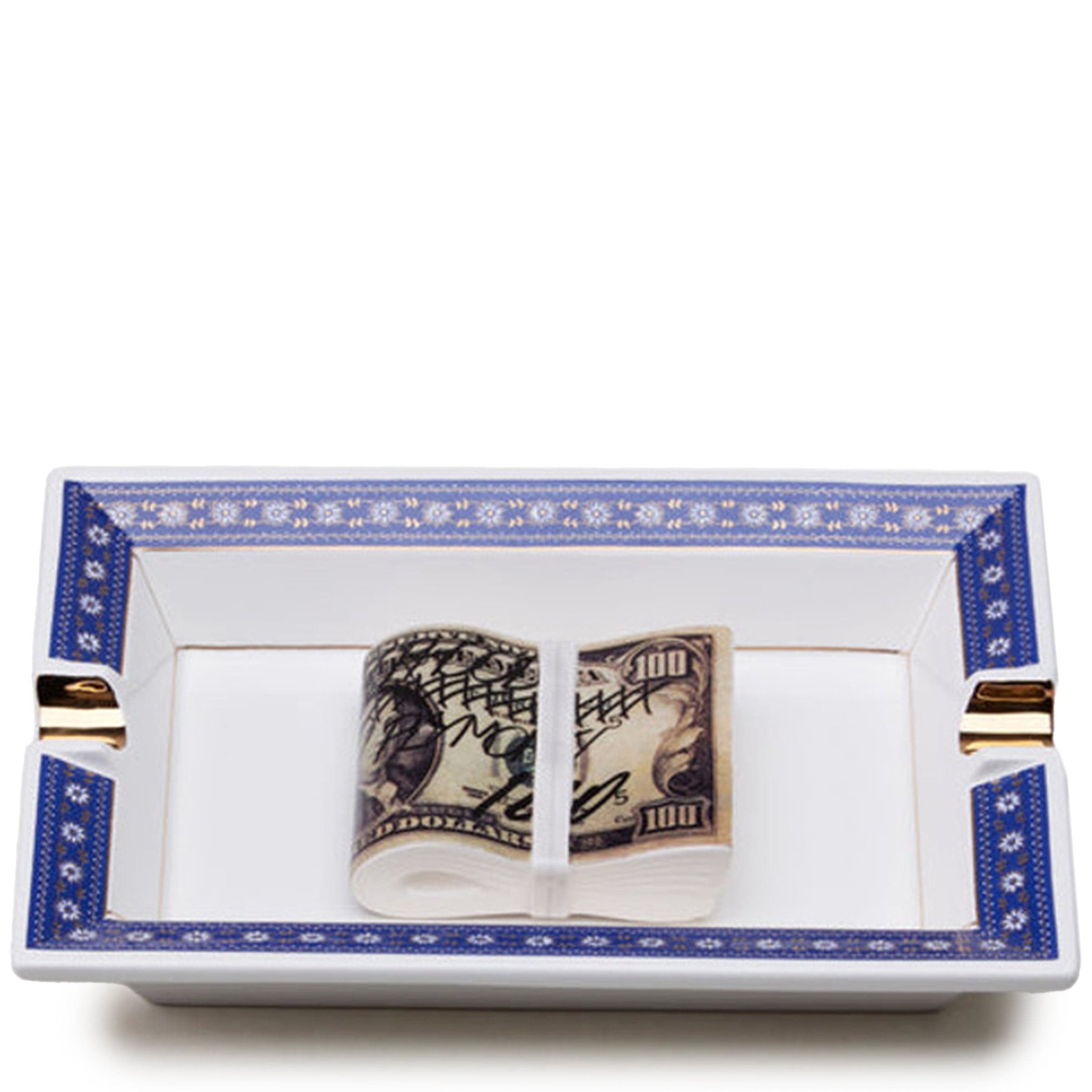 Neighborhood Odds & Ends NAVY / O/S SQUARE INCENSE TRAY