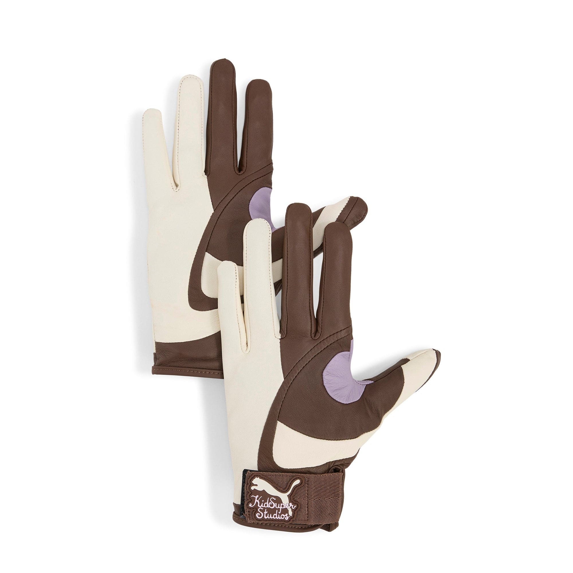 PUMA Scarves & Gloves ESPRESSO BROWN/ALPINE SNOW / O/S X KIDSUPER GLOVES