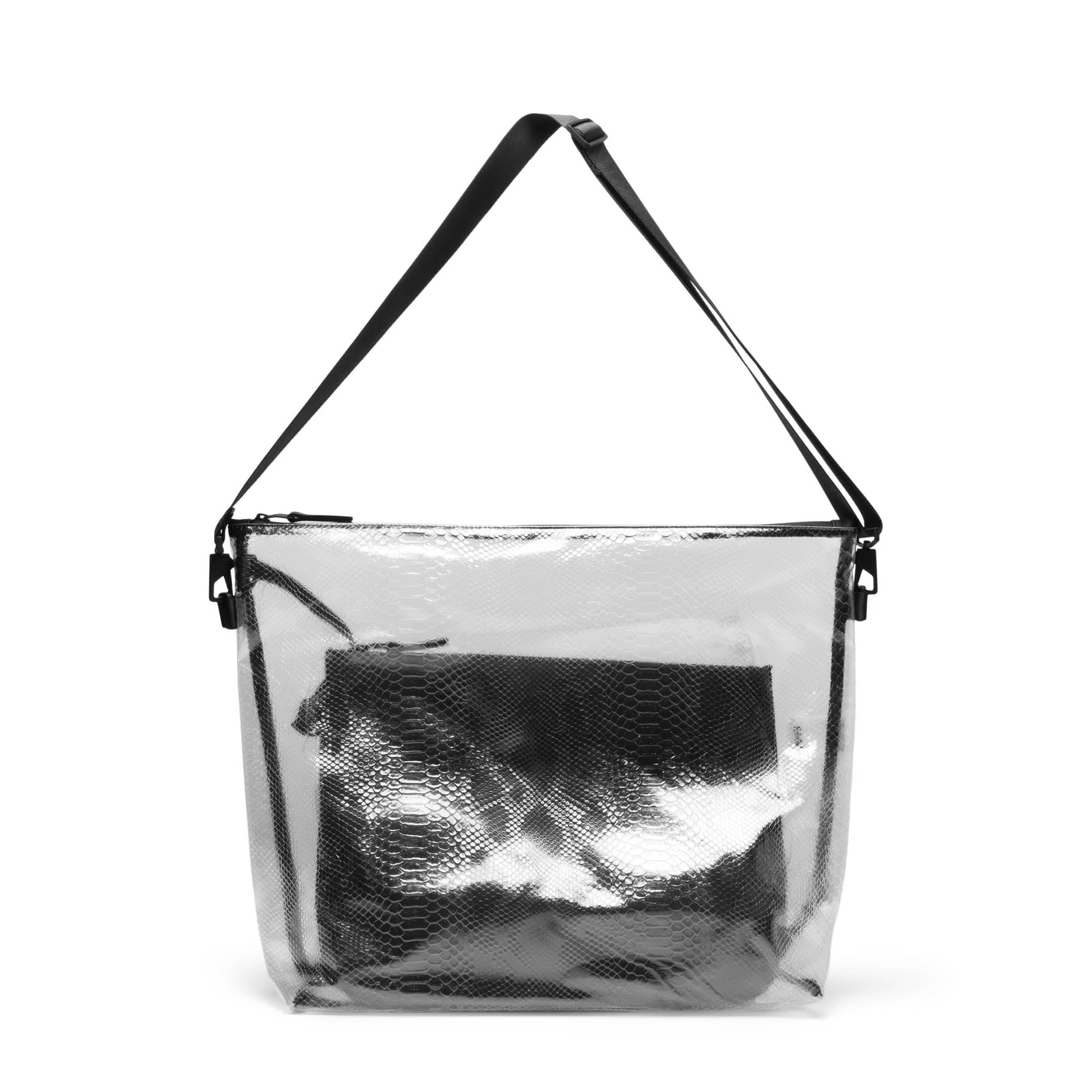 RAINS Bags TRANSPARENT / O/S SNAKE TOTE BAG LARGE