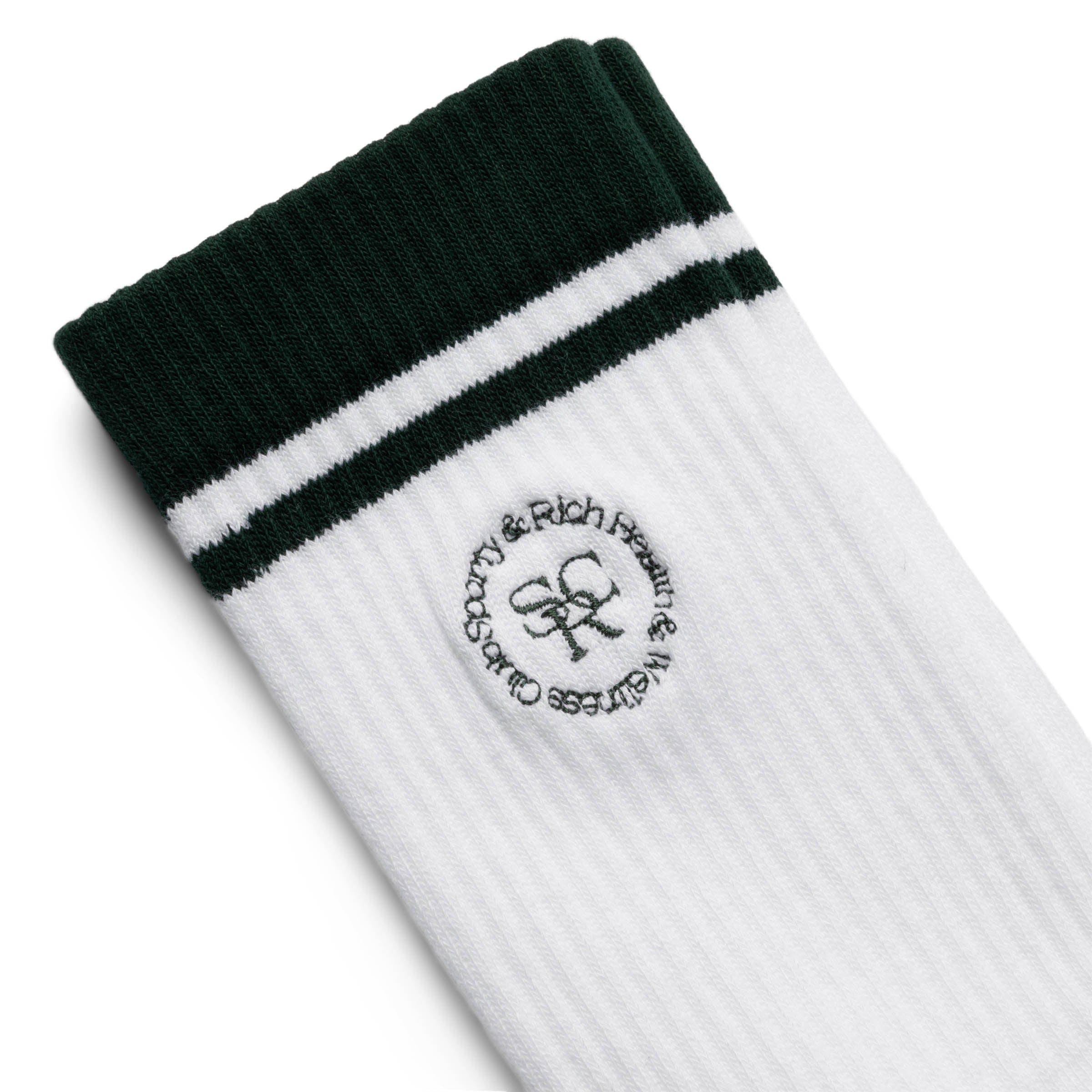 Sporty & Rich Socks WHITE/FOREST / O/S SRHWC SOCKS