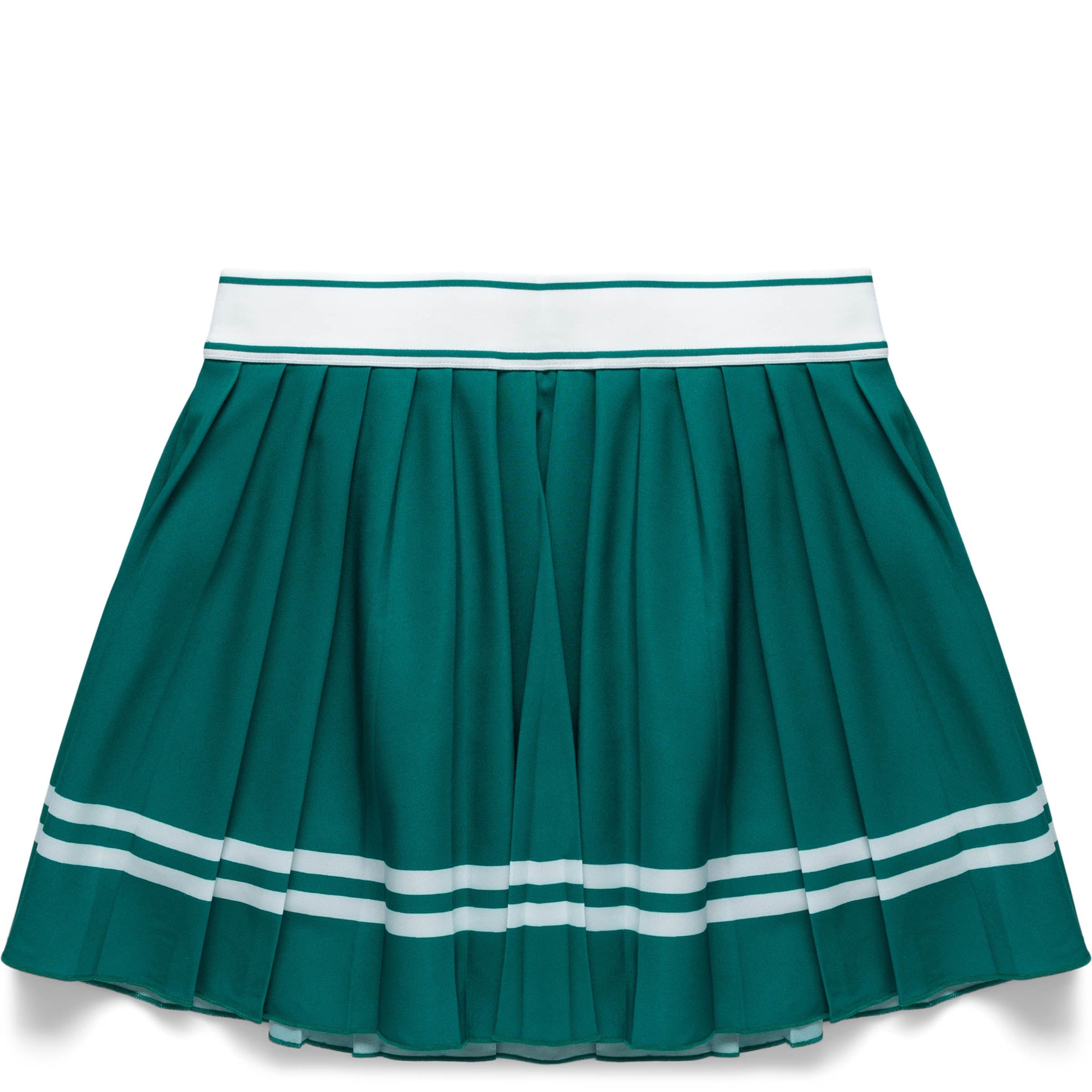 Sporty & Rich Skirts WOMEN'S VENDOME SCRIPT PLEATED SKIRT