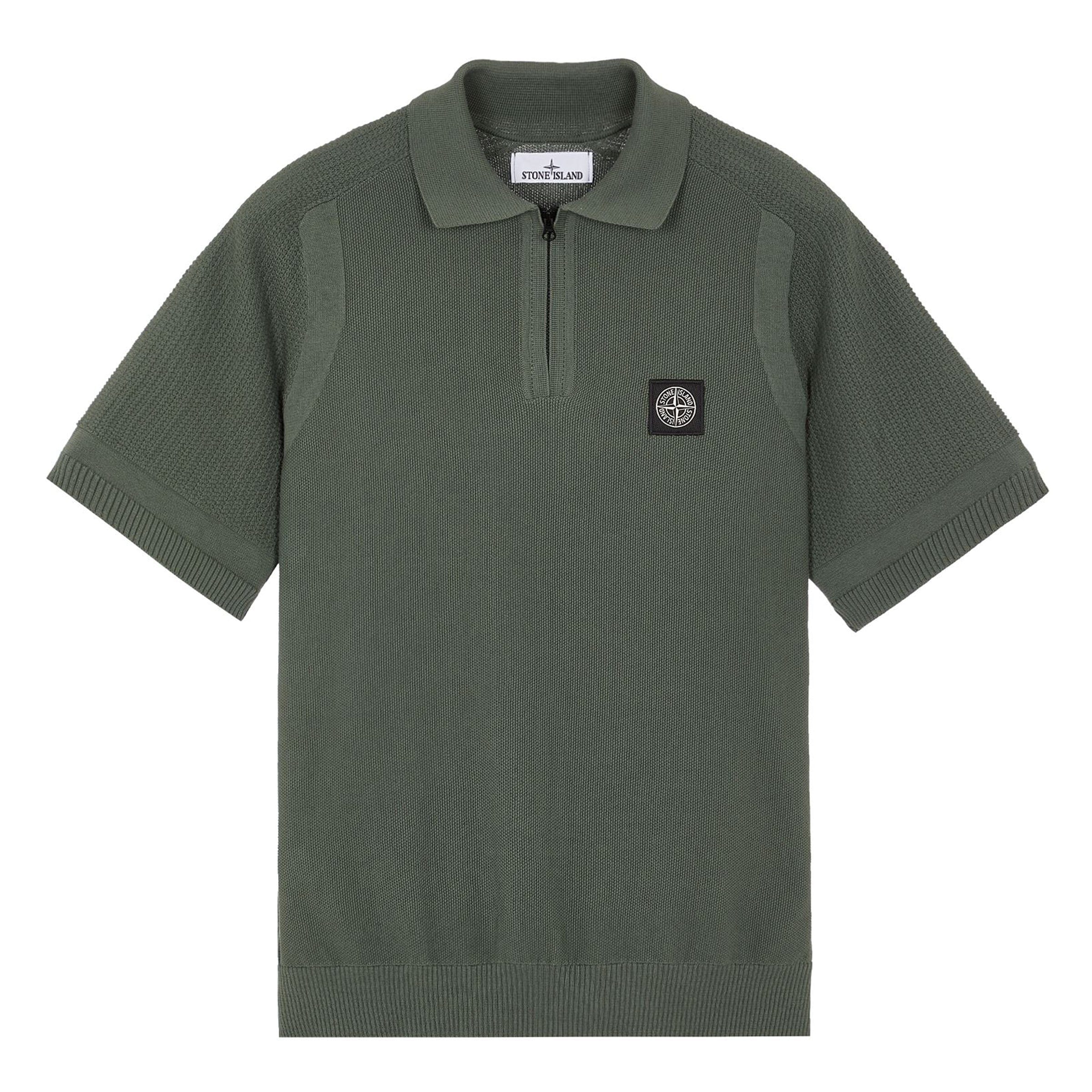 Stone Island Knitwear COMPASS POLO SHIRT 8015533B4