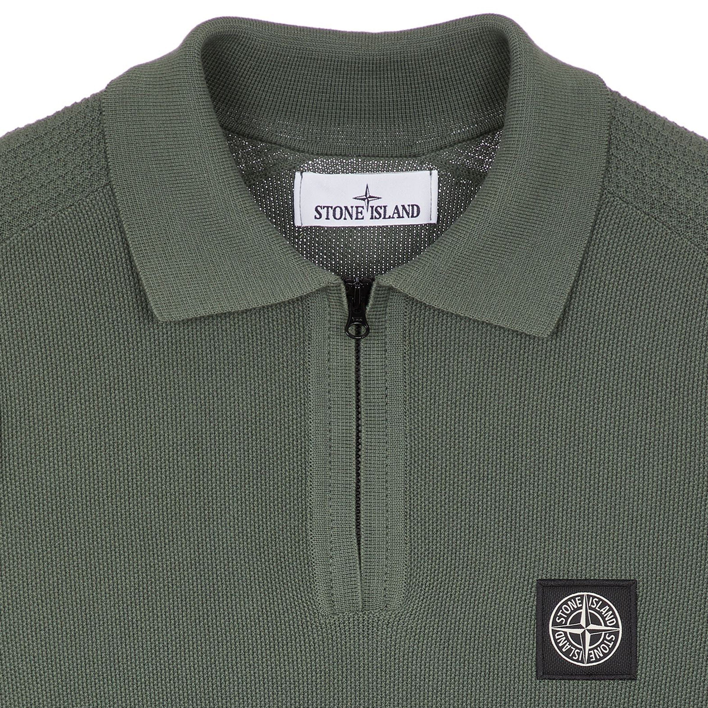 Stone Island Knitwear COMPASS POLO SHIRT 8015533B4