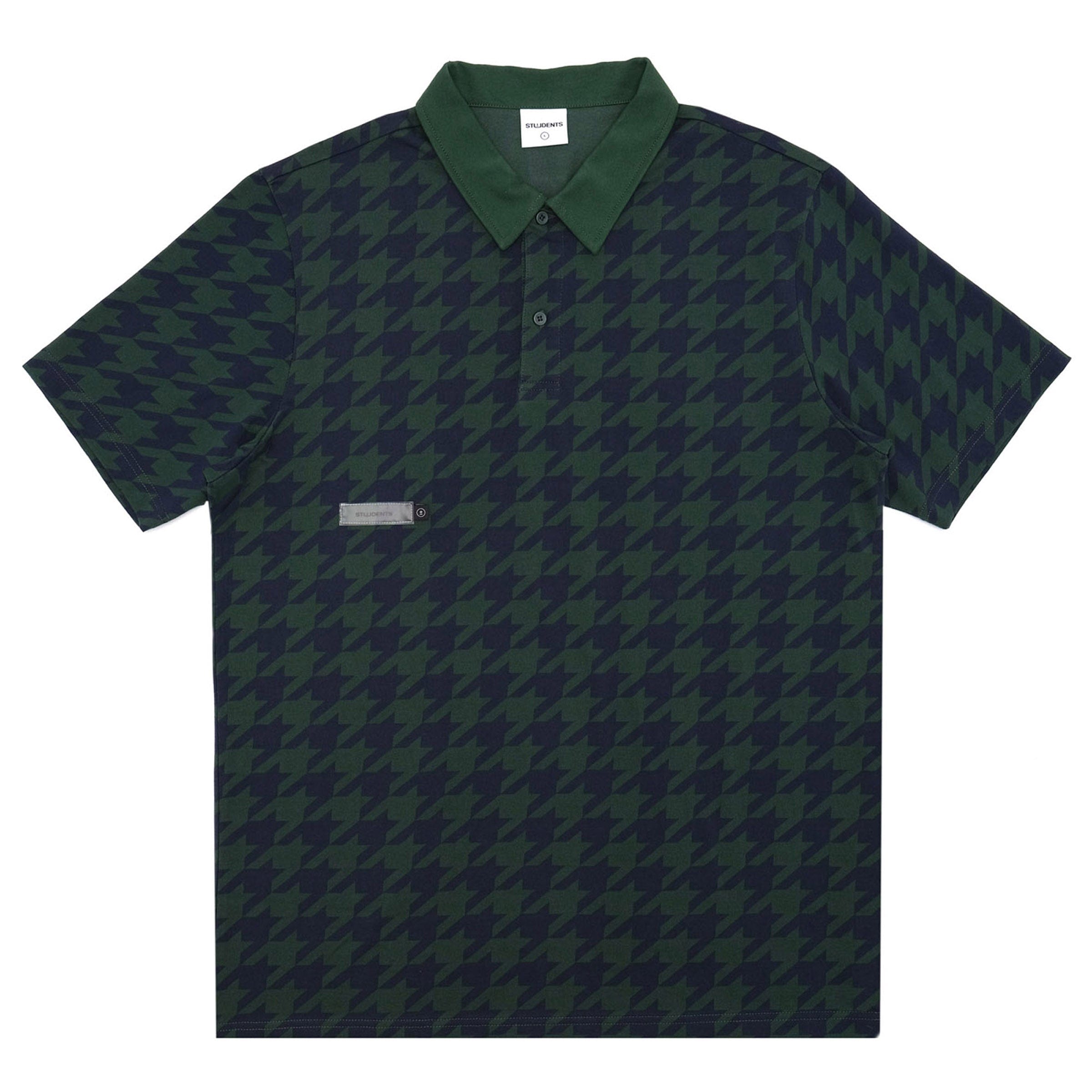 Students Golf Shirts CAVINDER HOUNDSTOOTH POLO SHIRT