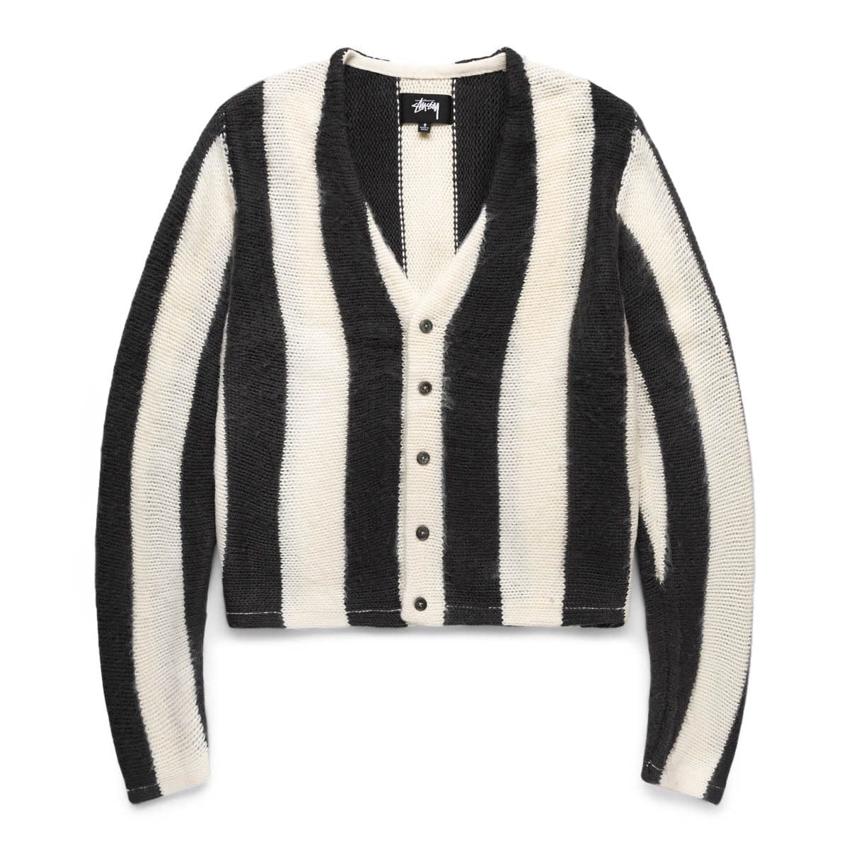 Stussy Knitwear STRIPE BRUSHED CARDIGAN