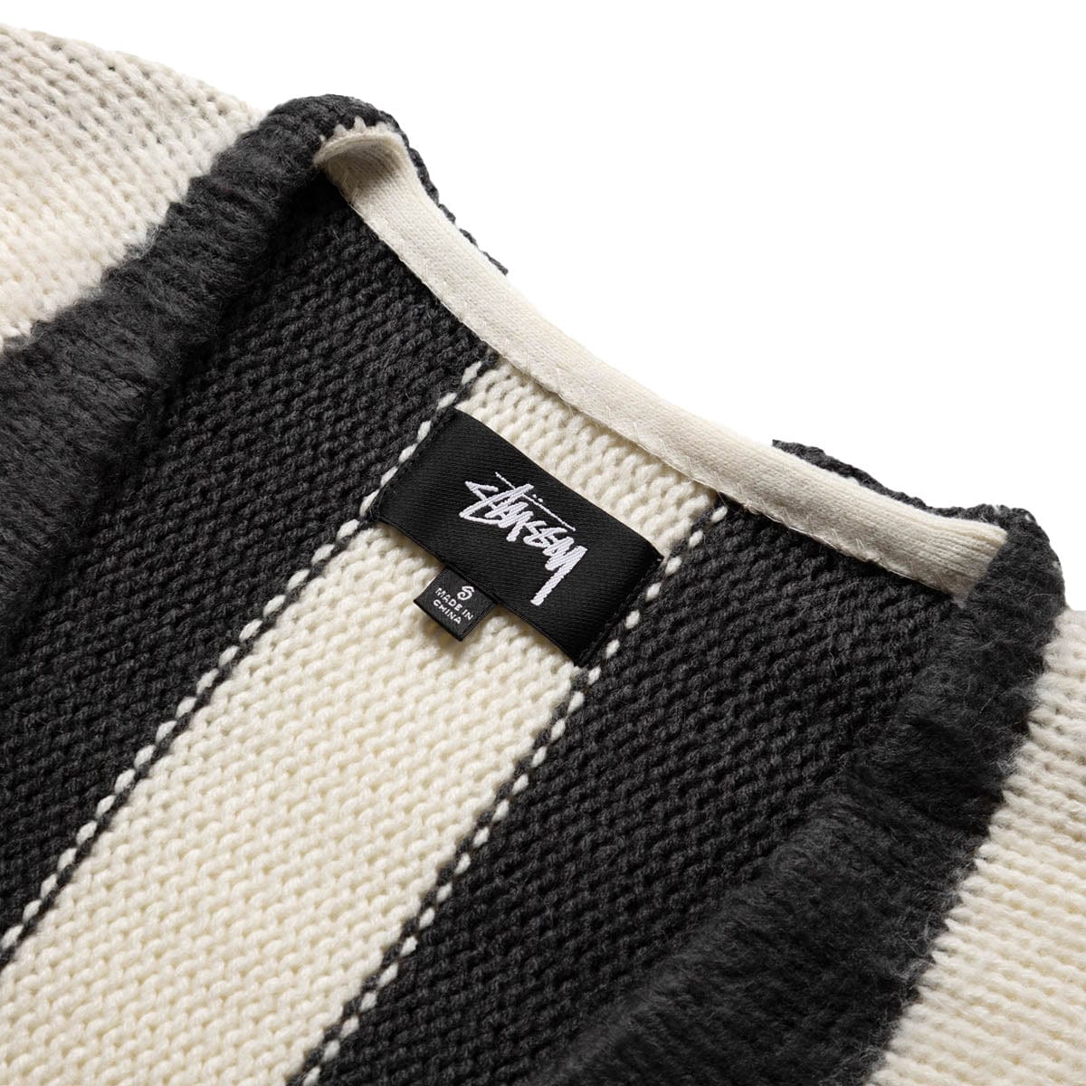 Stussy Knitwear STRIPE BRUSHED CARDIGAN