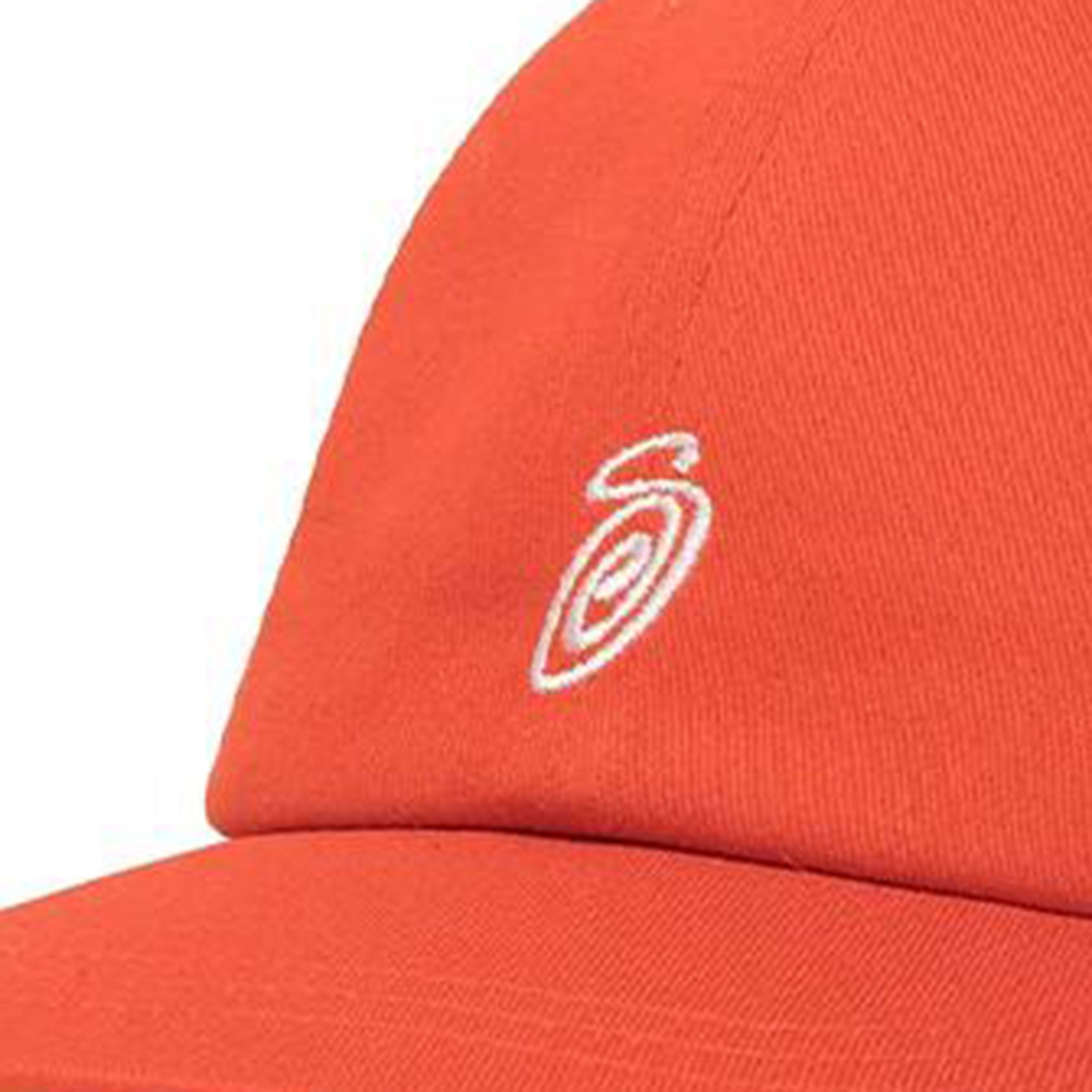 Stussy Headwear DARK ORANGE / O/S SWIRL S LOW PRO CAP