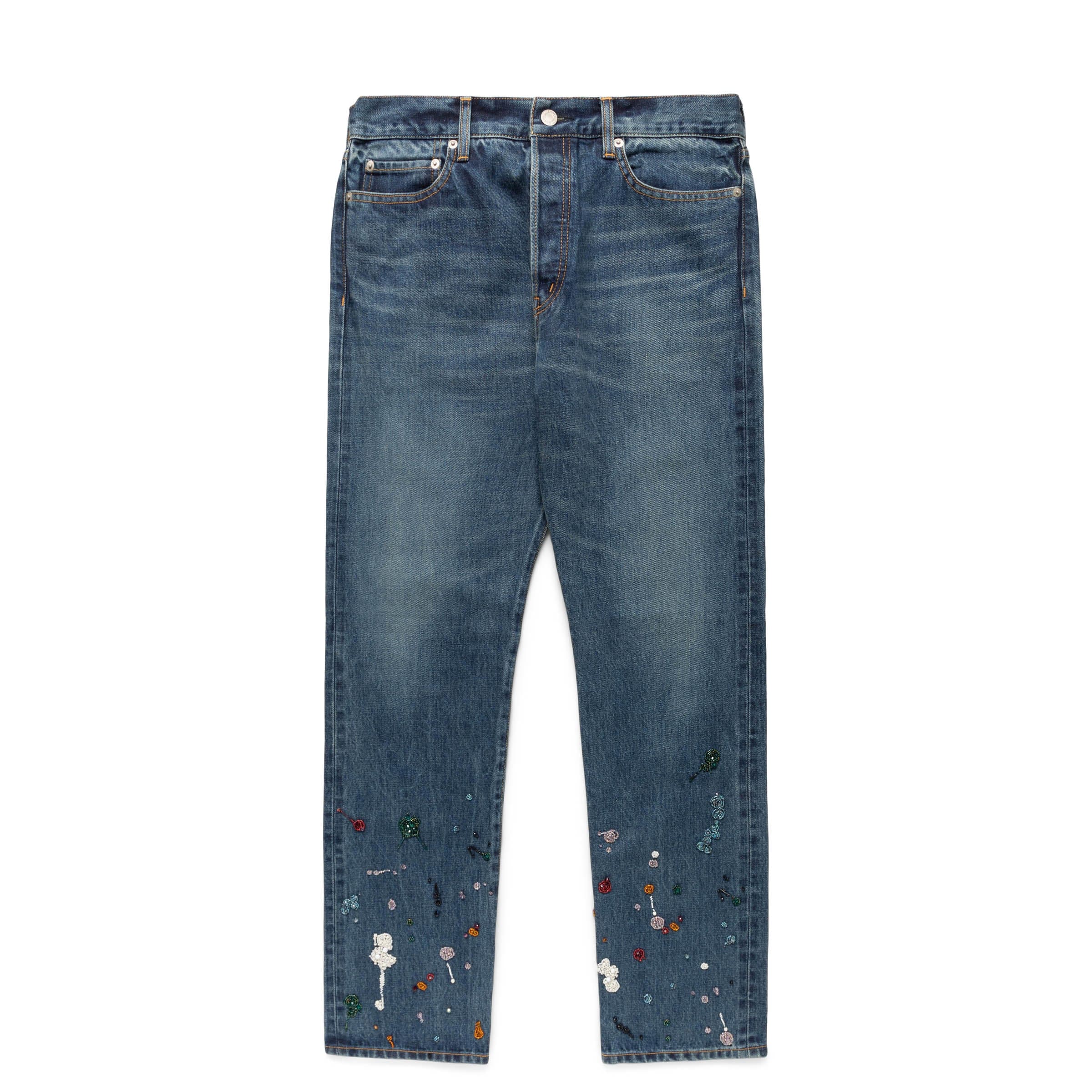 Undercover Pants UC2C4509-1 SPLATTER JEANS