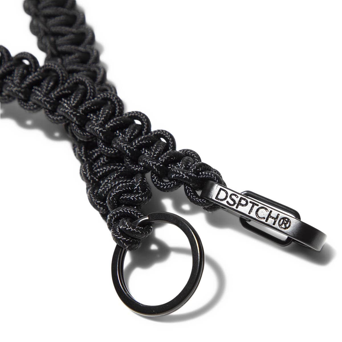 DSPTCH BRAIDED LANYARD Black