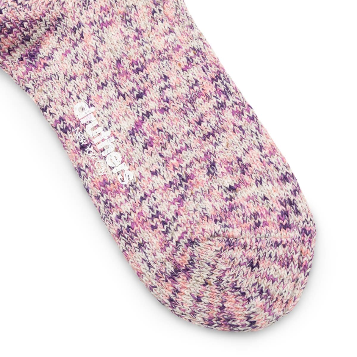 Druthers Socks PURPLE / O/S RECYCLED MELANGE TUBE SOCK