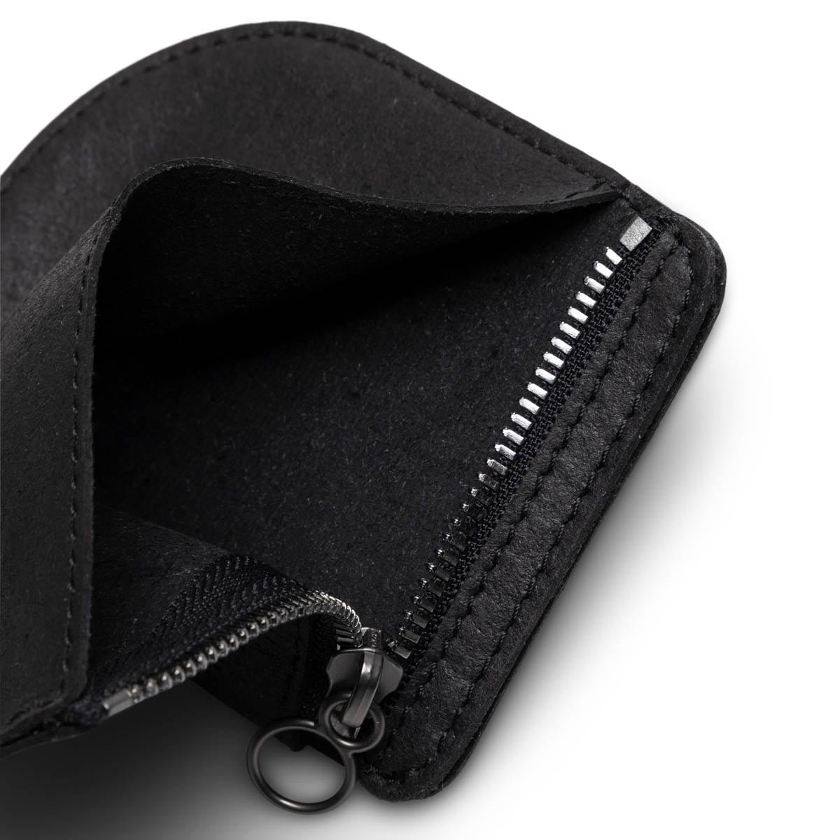 Côte&Ciel ZIPPERED COIN PURSE BLACK