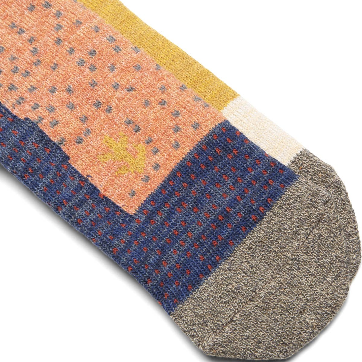 Kapital Bags & Accessories GRAY / O/S 96 YARNS GABBEH PATCHWORK SOCKS