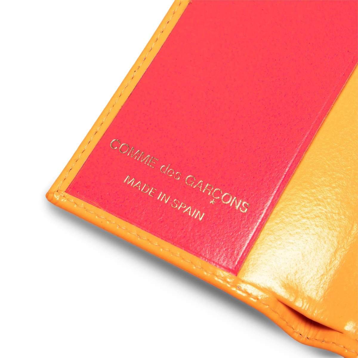 Comme Des Garçons Wallet Wallets & Cases LIGHT ORANGE / O/S SUPER FLUO LEATHER