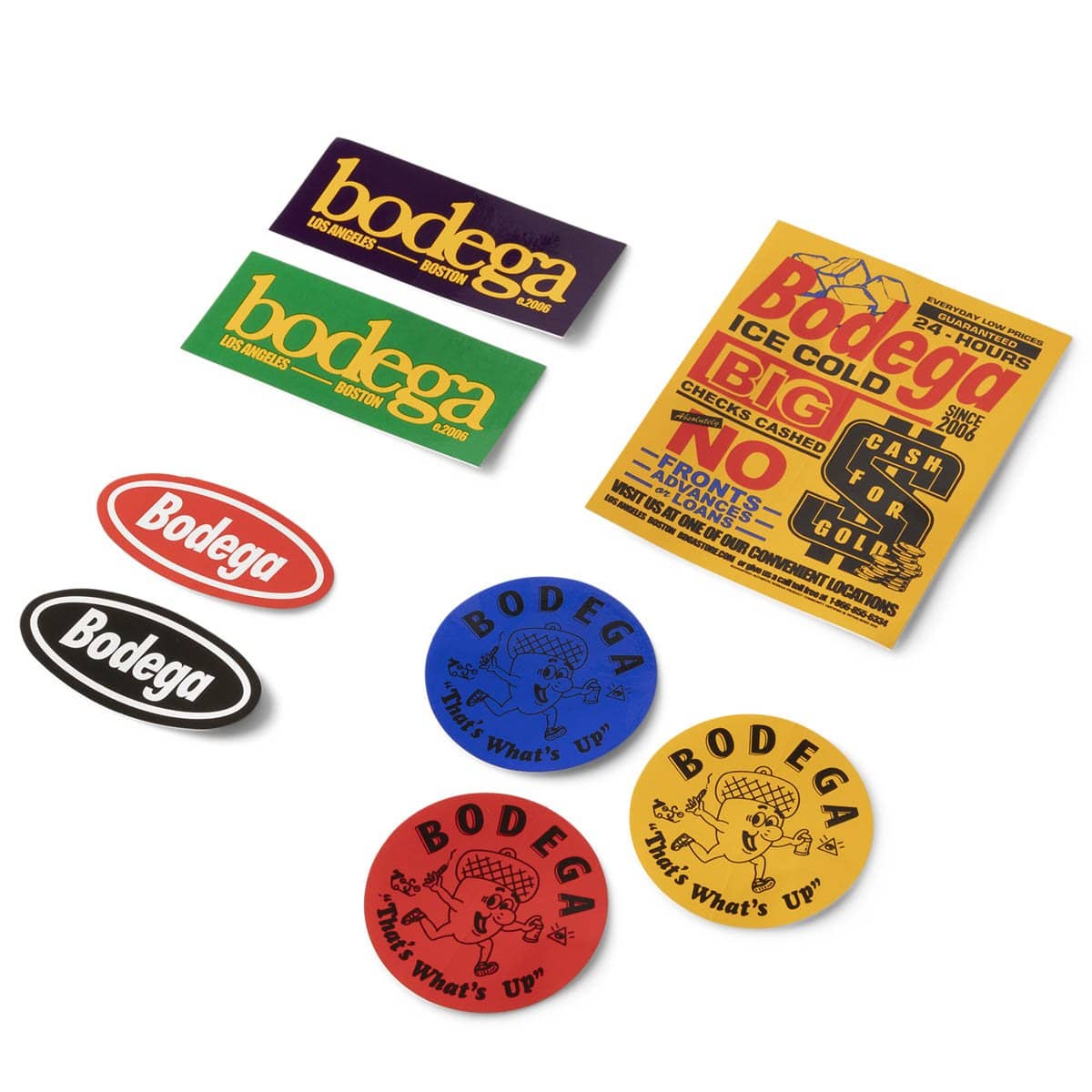 Bodega Odds & Ends MULTI / O/S BDGA STICKER PACK