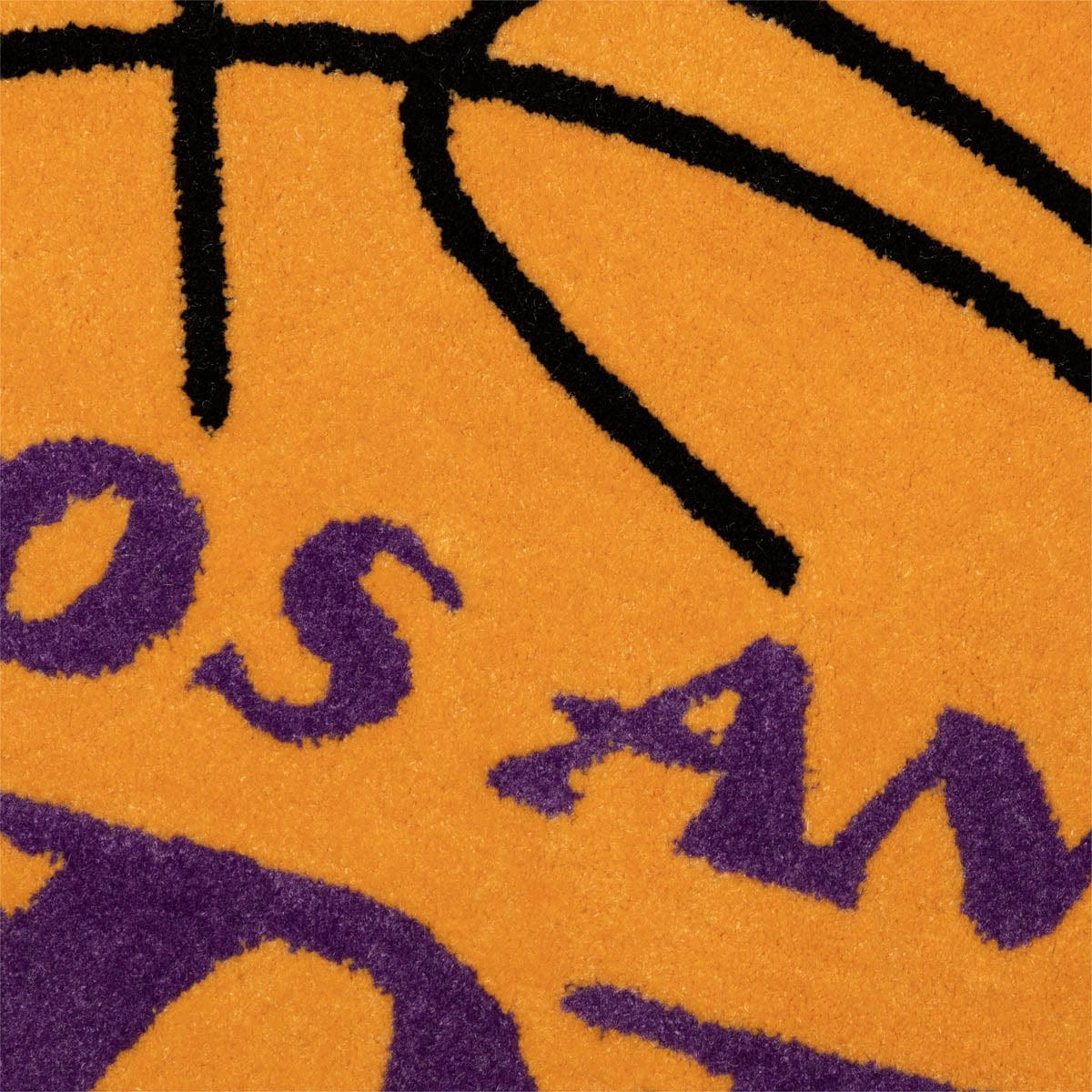 Bodega Home YLW/PRP / O/S WORLDWIDE RESPECT LAKERS RUG