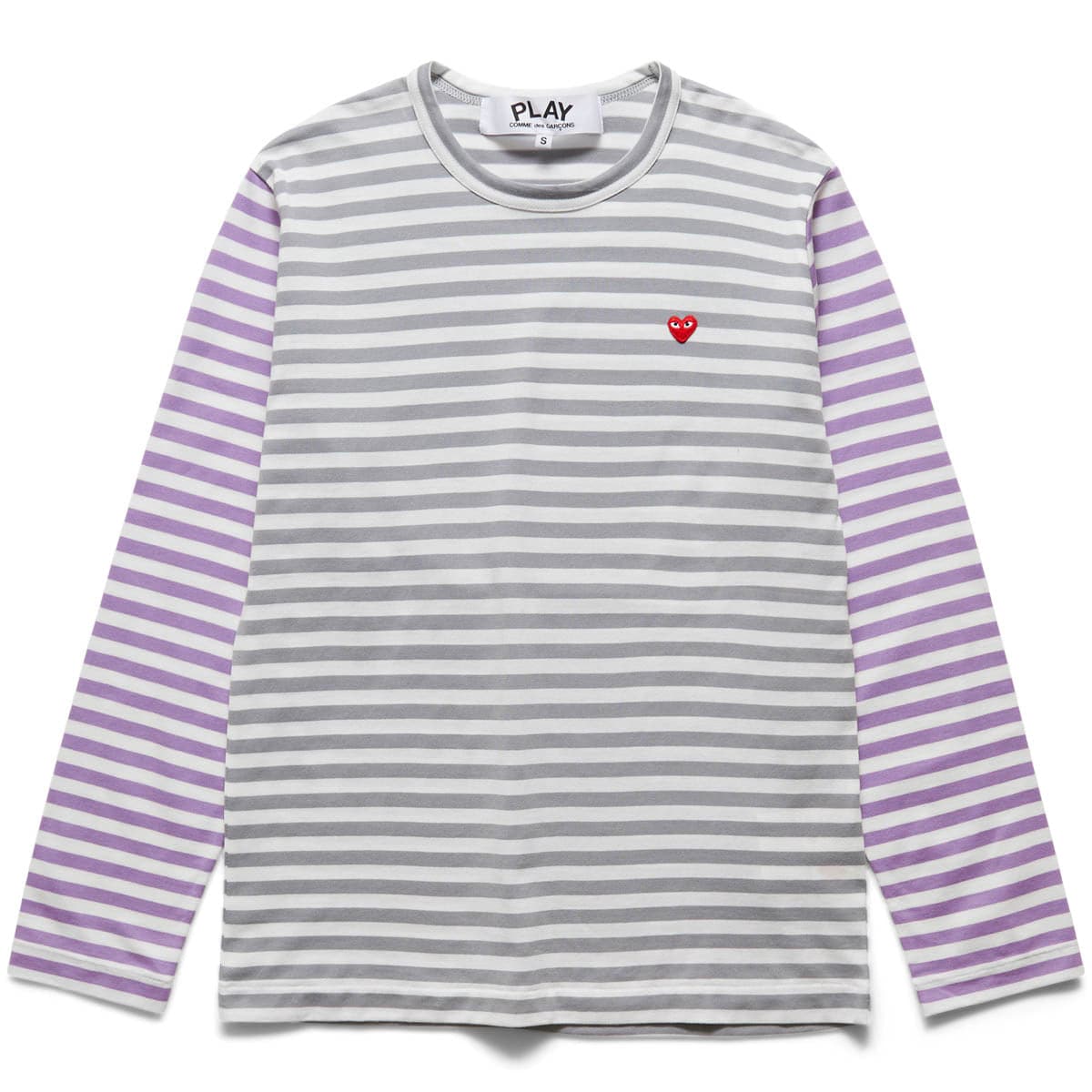 Comme des Garçons Play T-Shirts BI-COLOUR STRIPED MEN'S T-SHIRT