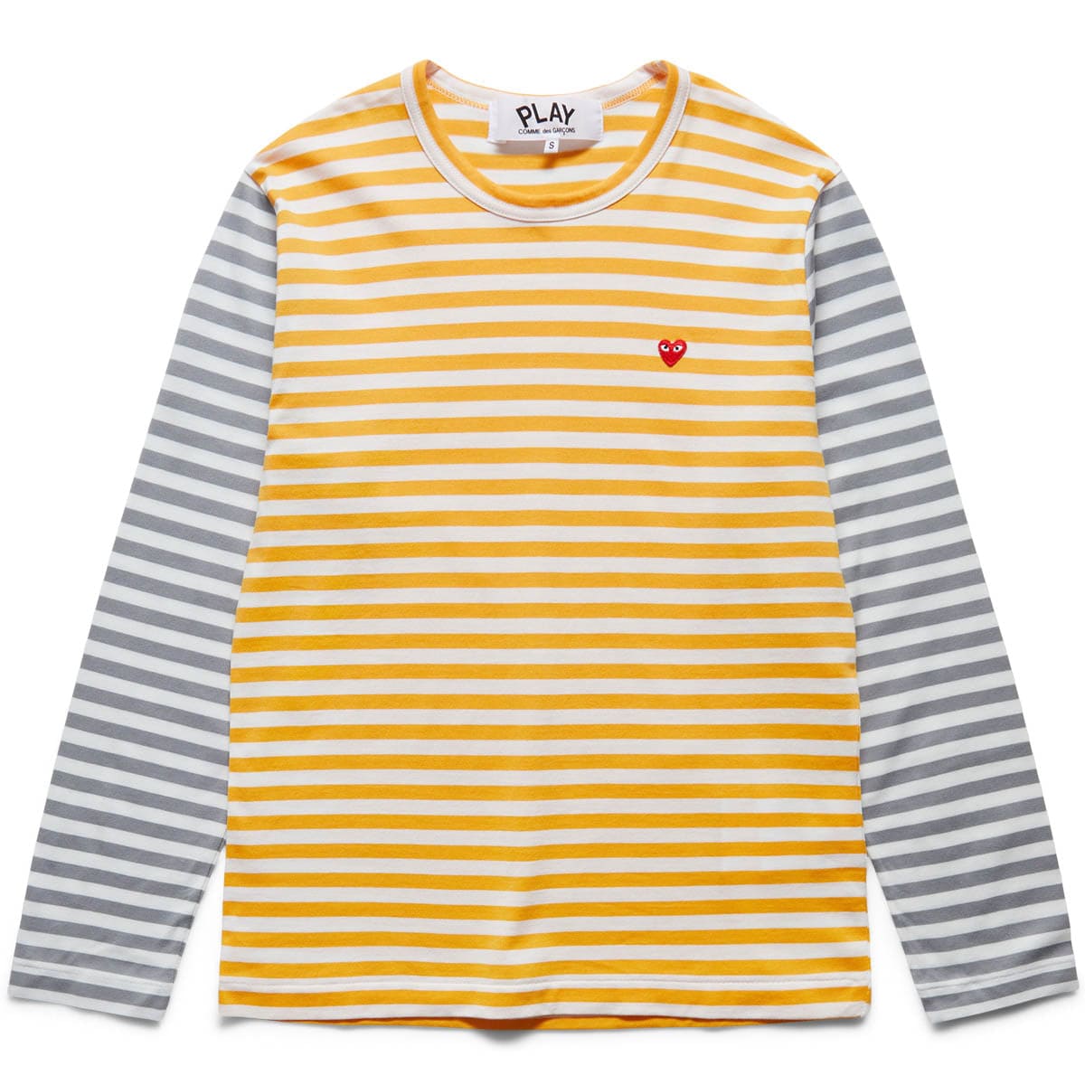 Comme des Garçons Play T-Shirts BI-COLOUR STRIPED MEN'S T-SHIRT