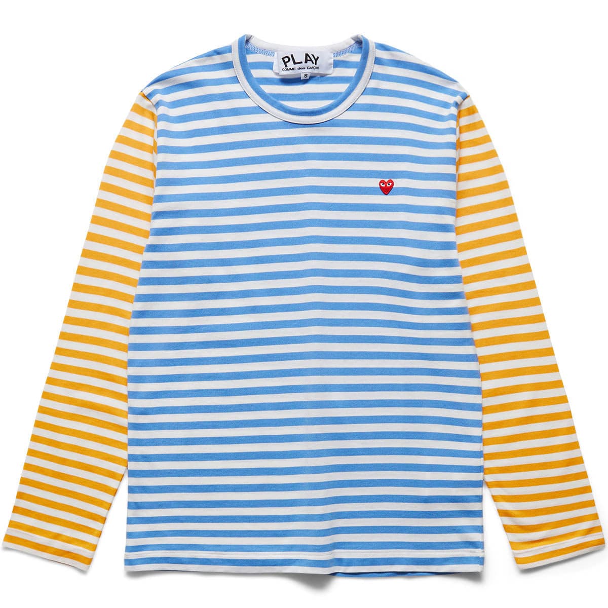 Comme des Garçons Play T-Shirts BI-COLOUR STRIPED MEN'S T-SHIRT