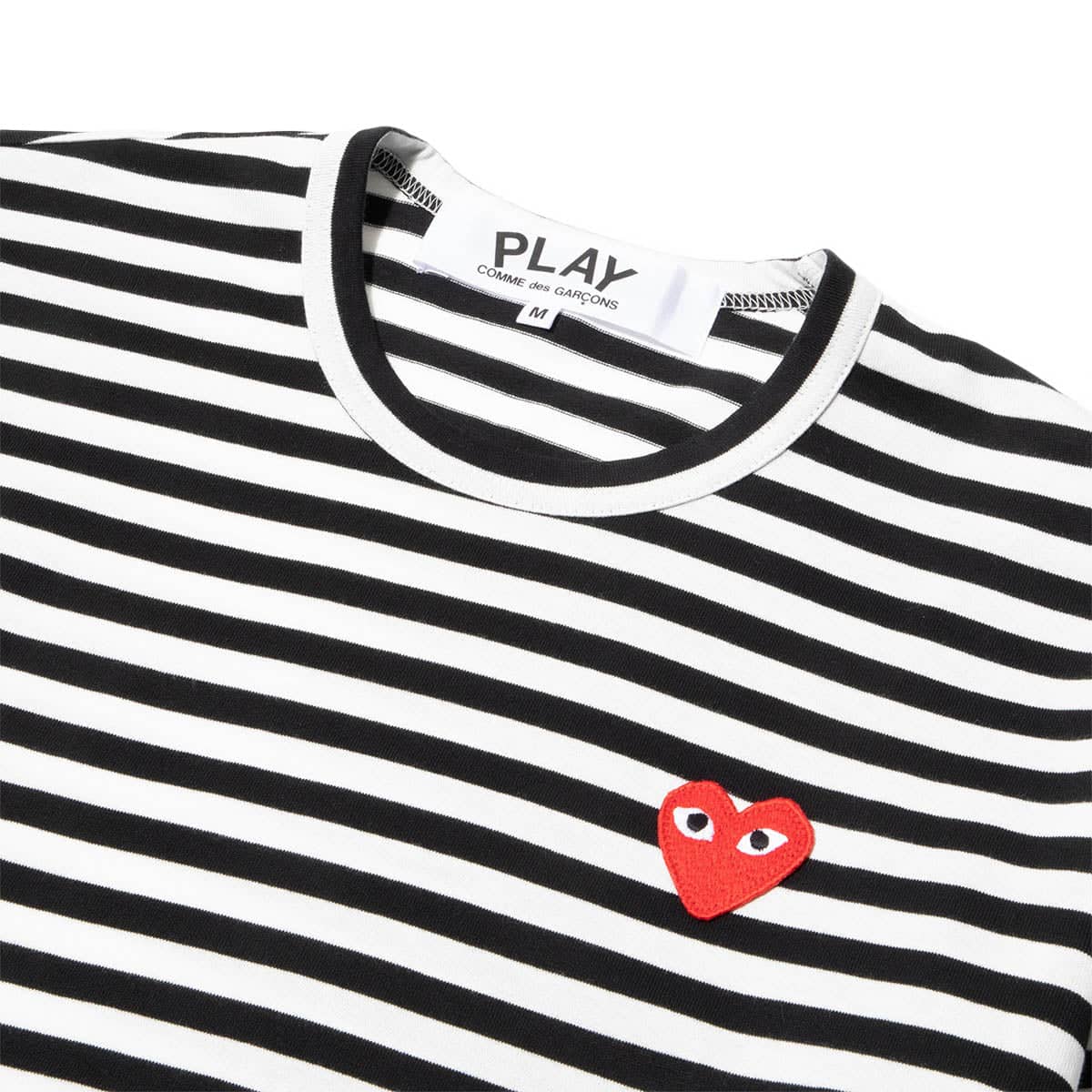 Comme des Garçons Play T-Shirts PLAY STRIPED T-SHIRT